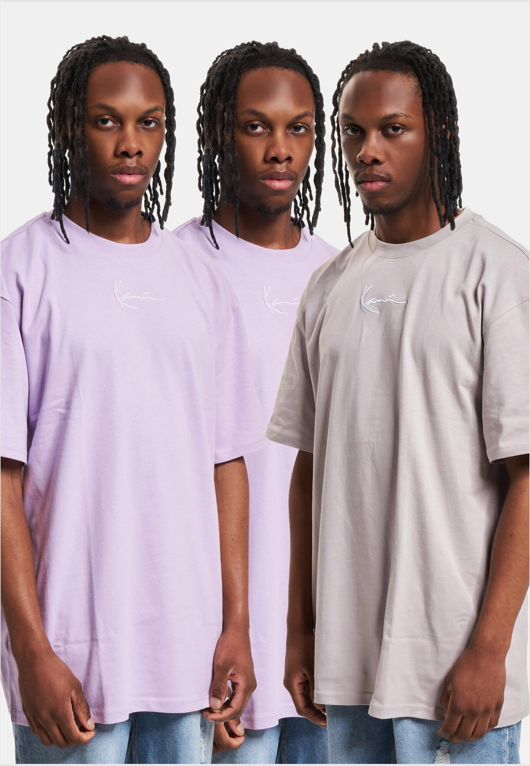 Karl Kani KM234-060-4 Small Signature 3-Pack Essential Tee