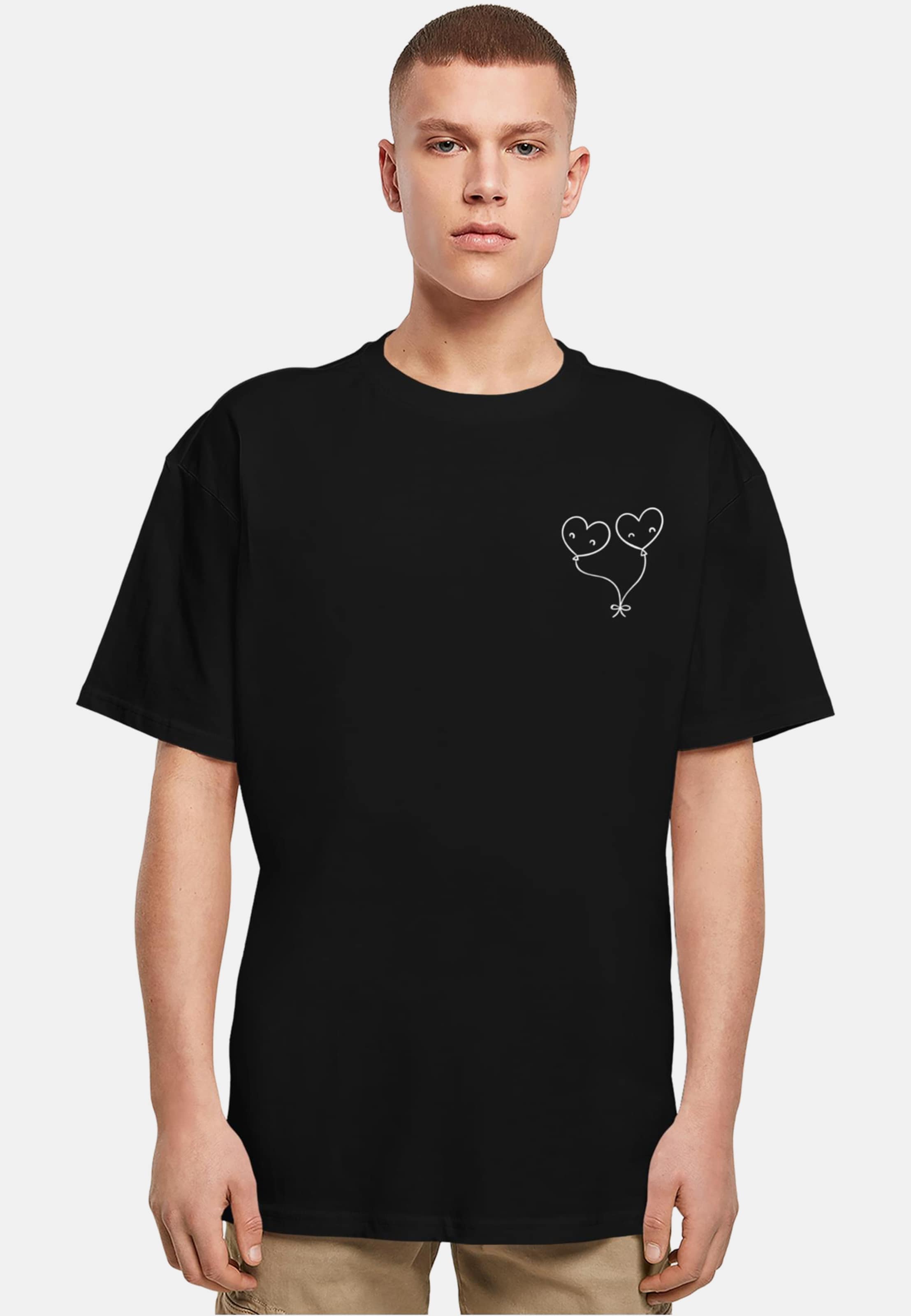 Merchcode Hugs & Love - Ballon Heavy Oversize Tee