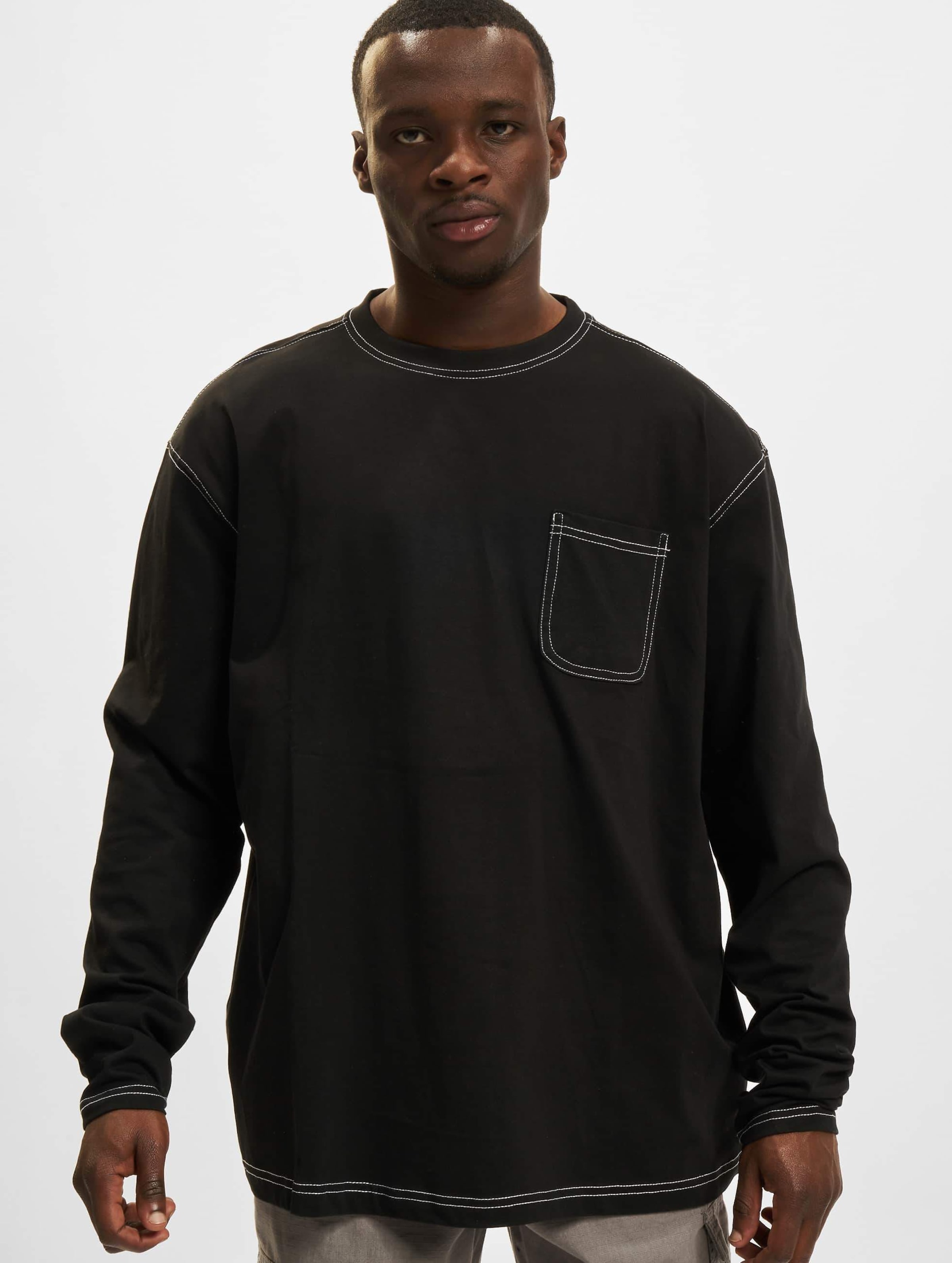 Urban Classics Heavy Oversized Contrast Stitch Longsleeve