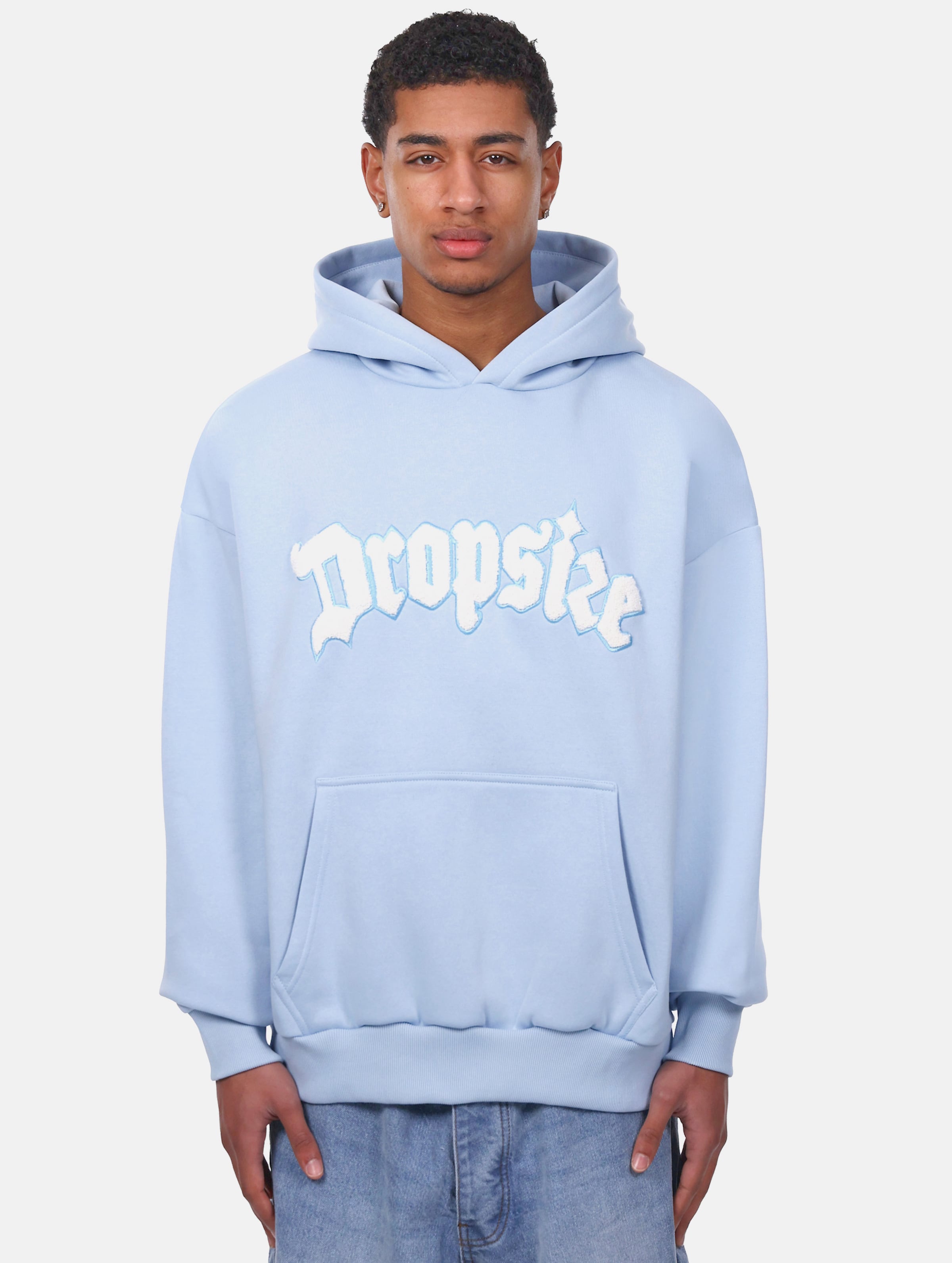 Dropsize HEAVY OVERSIZE FROTTEE EMBO V2 HOODIE