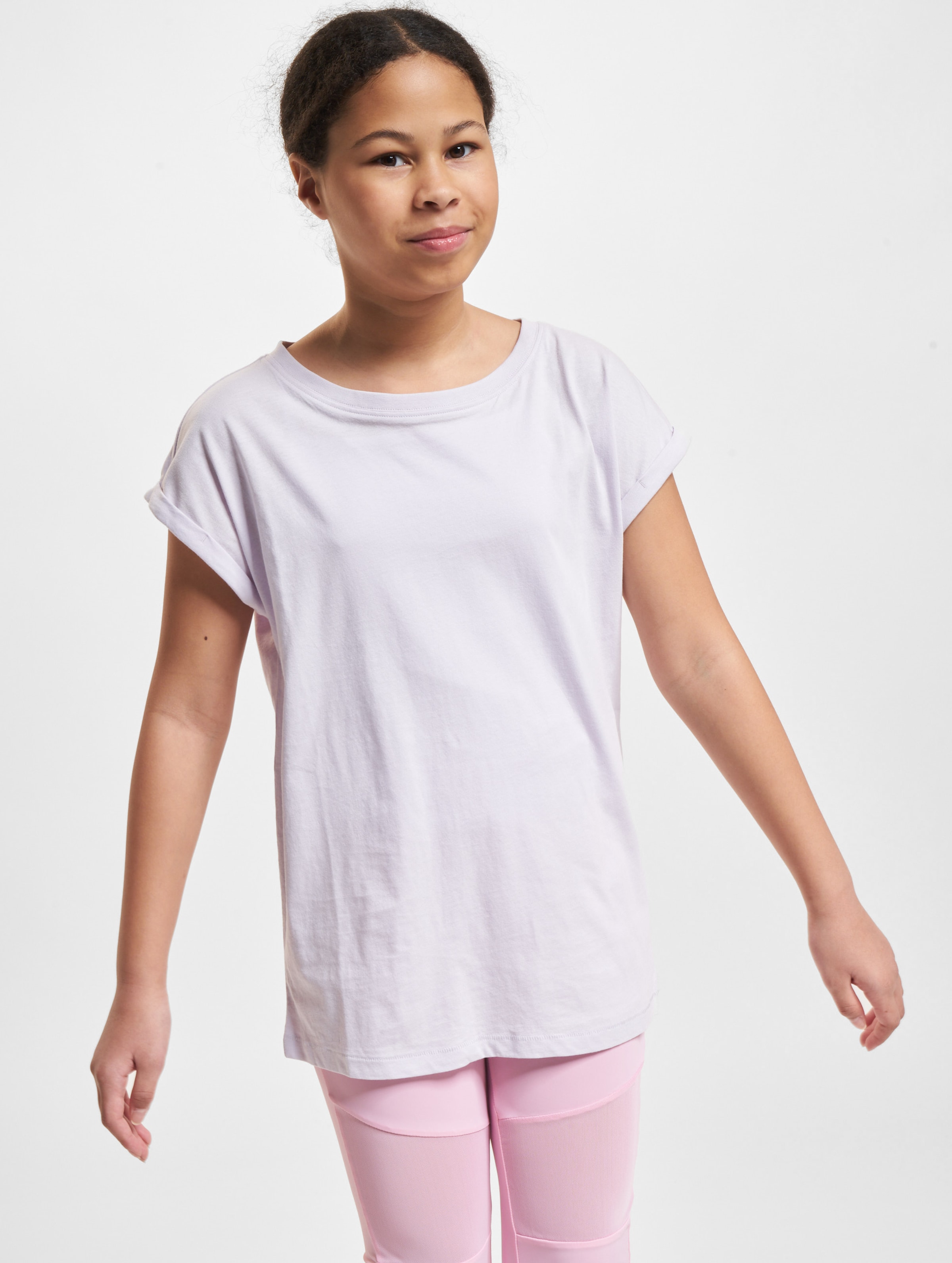 Urban Classics Girls Organic Extended Shoulder Tee