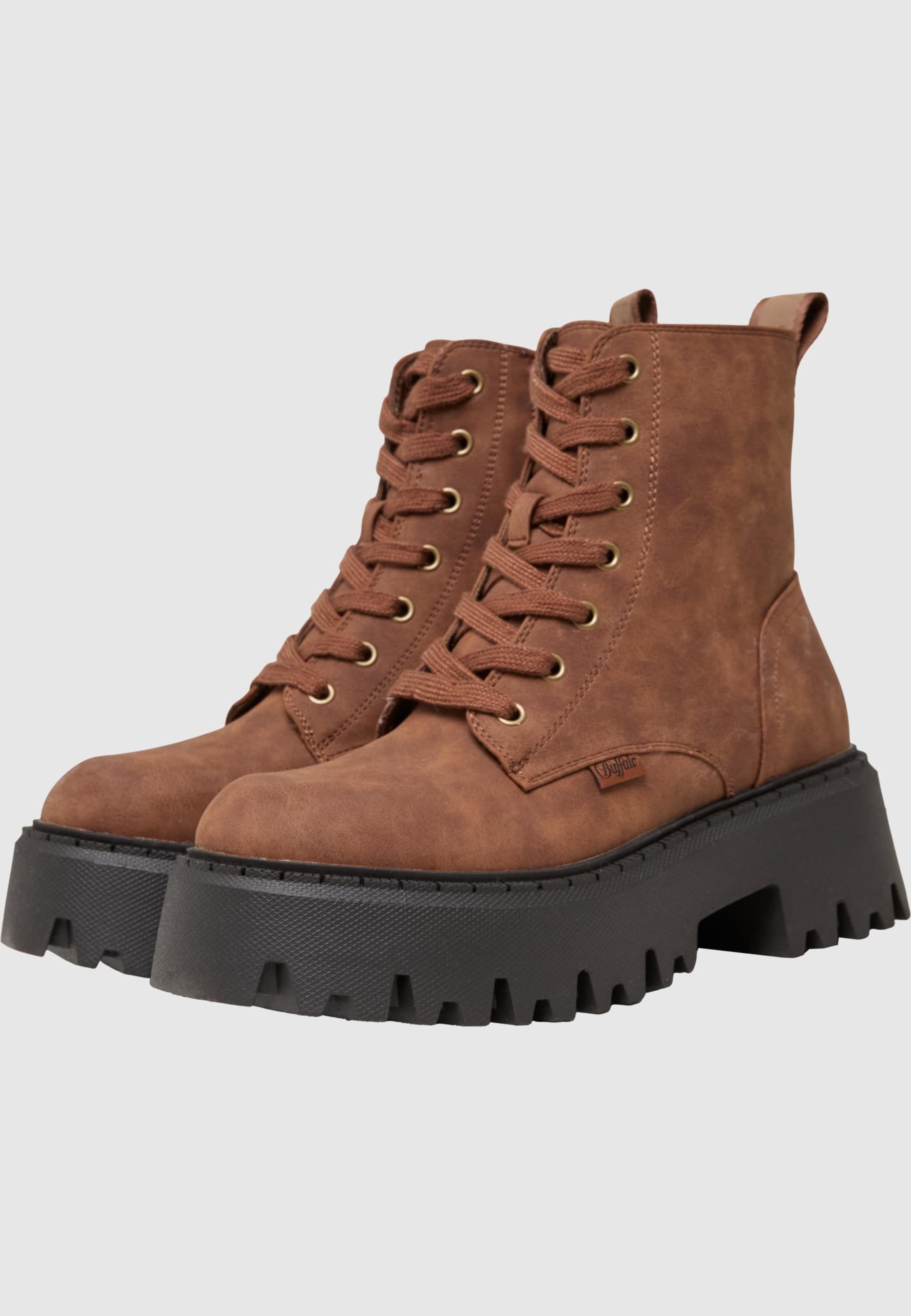Buffalo ASPEN LACE UP WARM - VEGAN NUBUCK