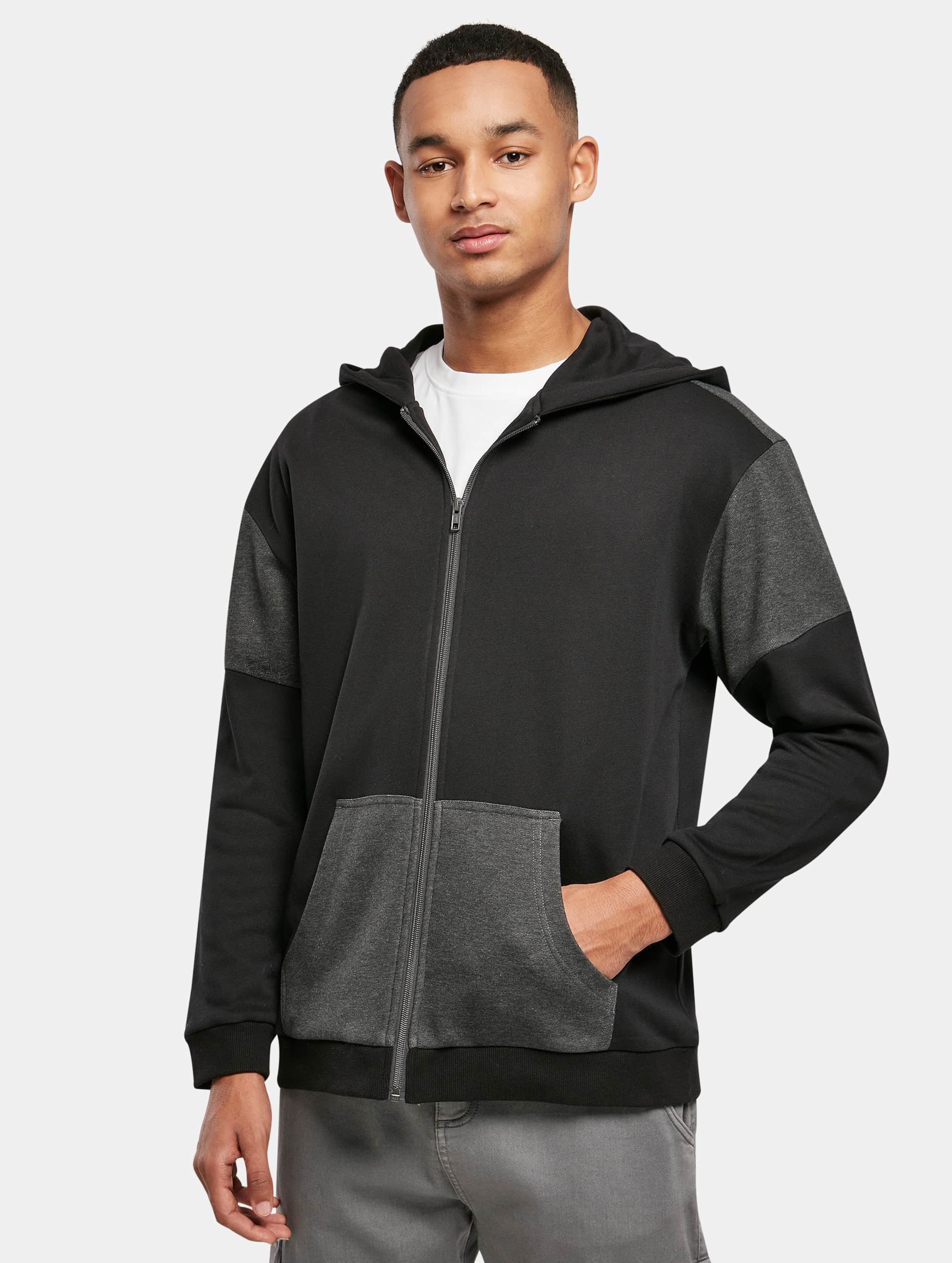 Urban Classics Oversized Patch Zip Hoody