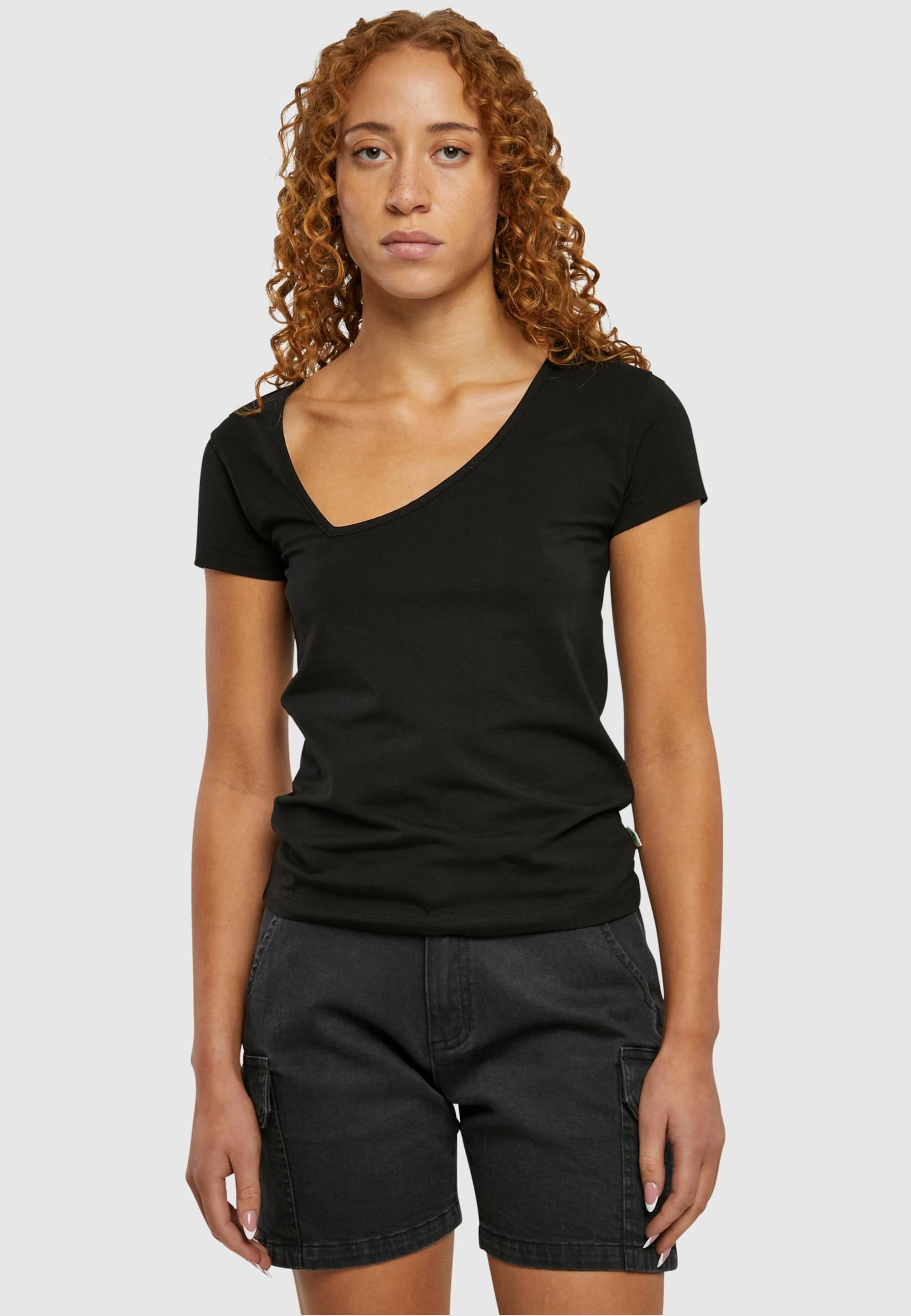 Urban Classics Ladies Essentials Asymmetric Neckline Tee
