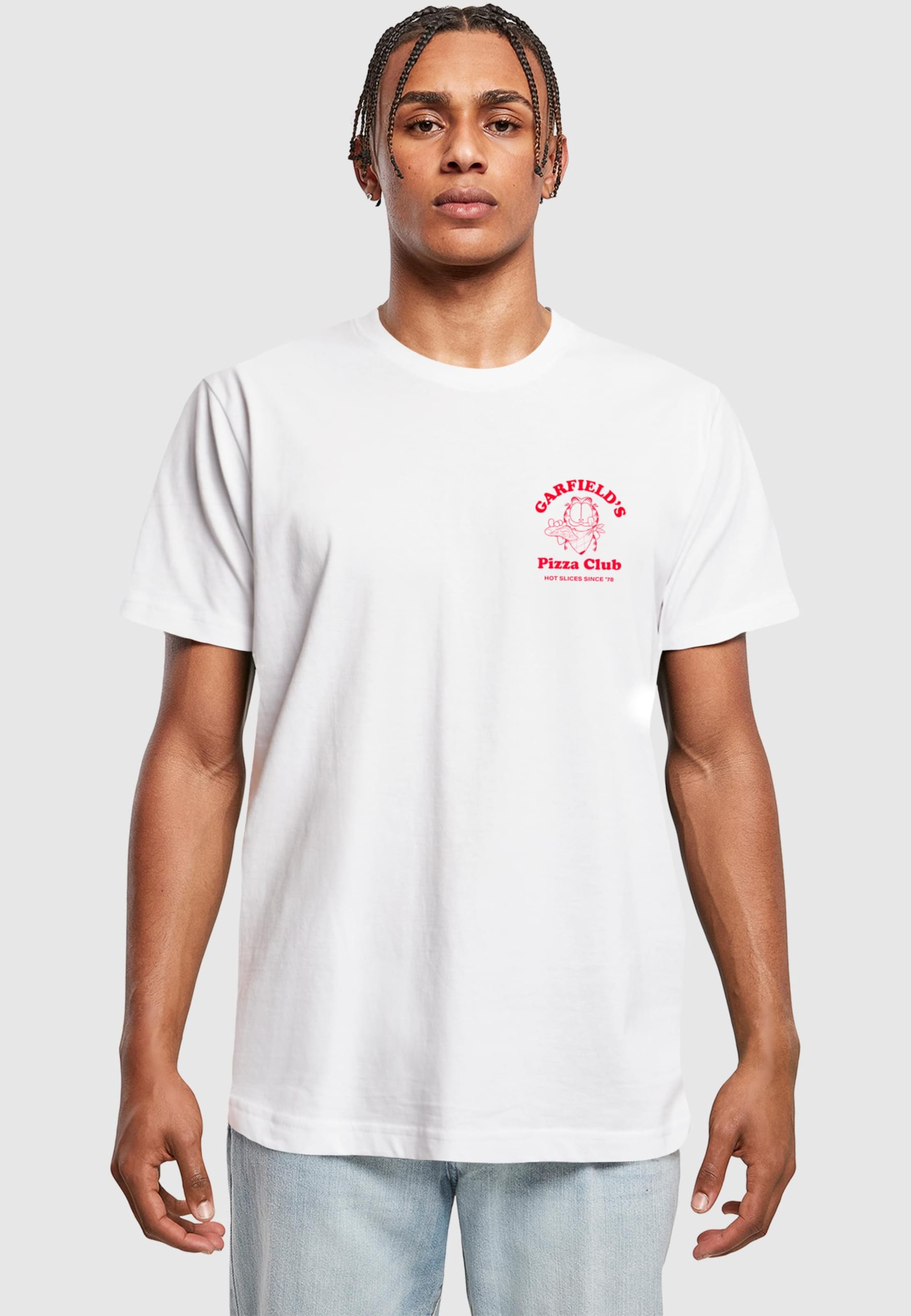 Merchcode Garfield 45 - Pizza Club T-Shirt
