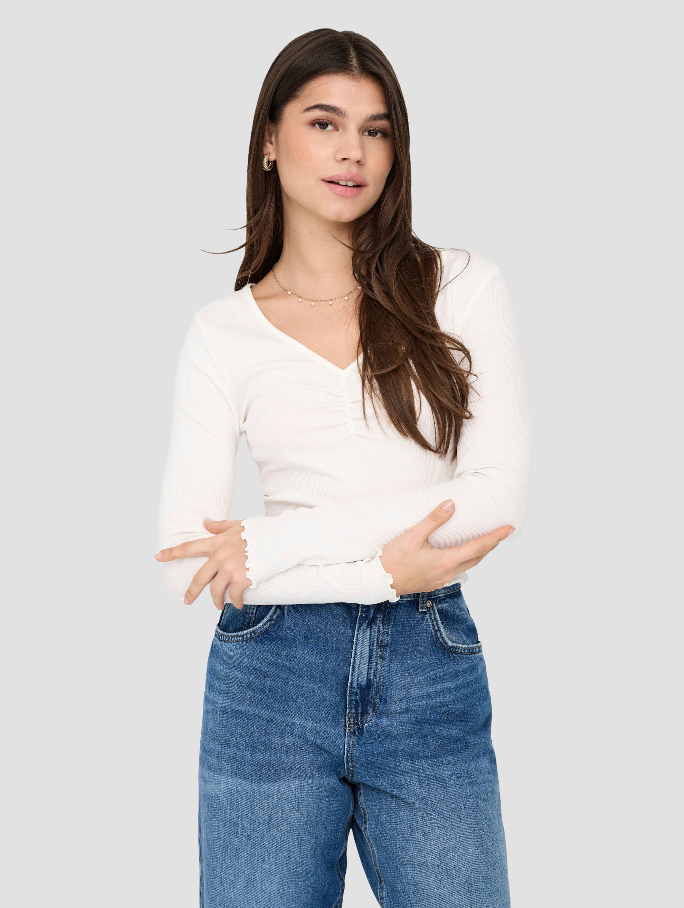 Only Betty V-Neck Longleeves