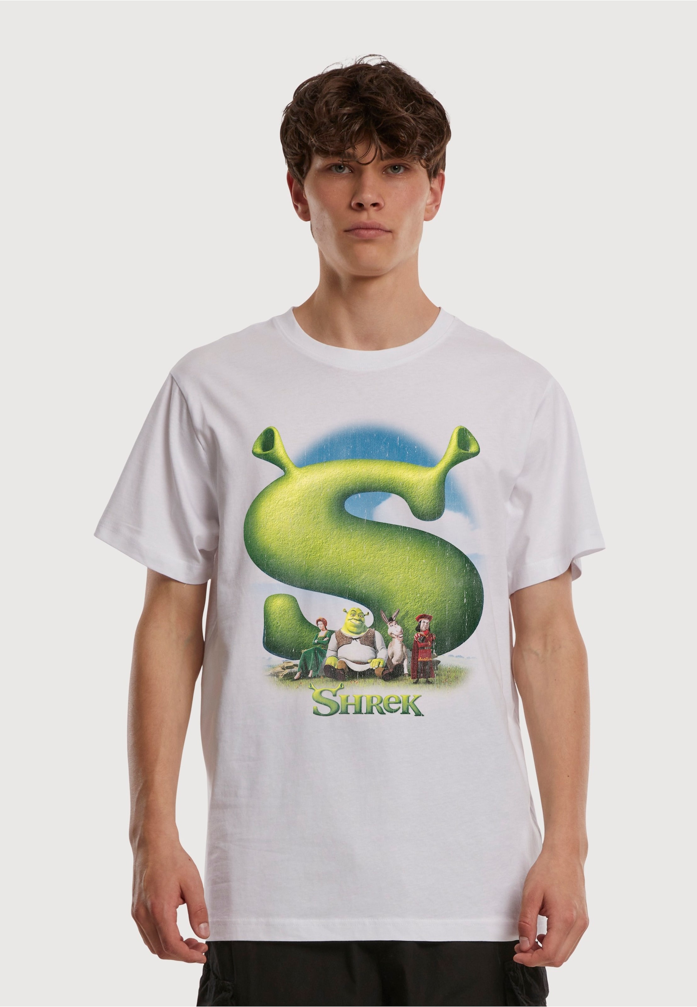 Merchcode Shrek Distressed Poster Tee