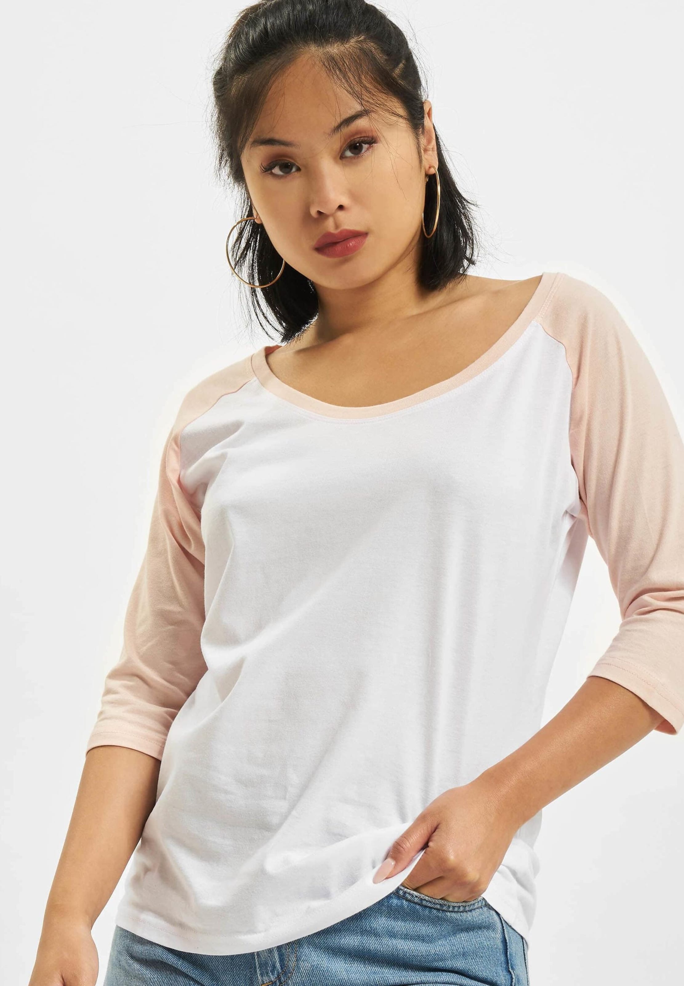 Urban Classics Ladies 3/4 Contrast Raglan Tee