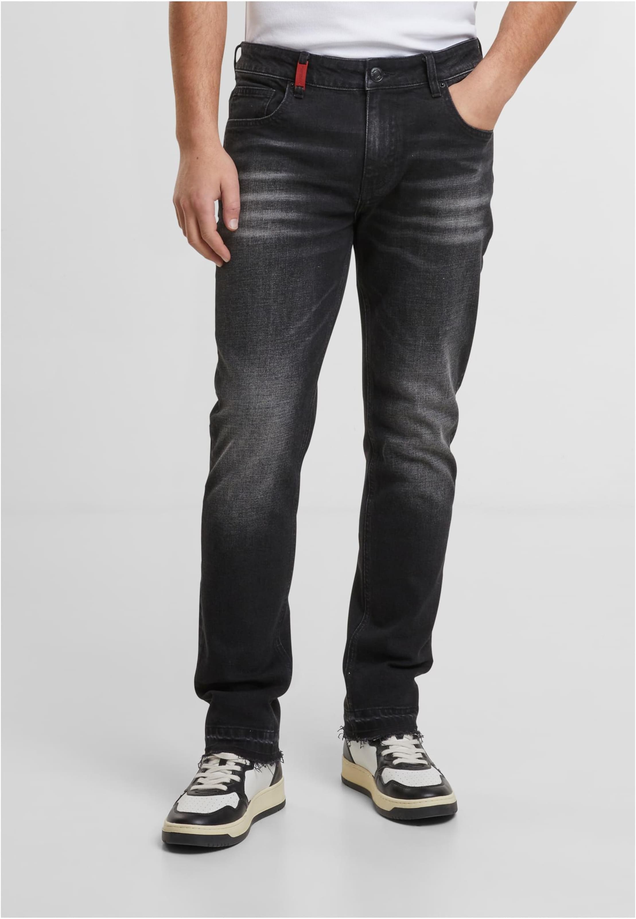 2Y Premium Eladio Open Hem Slim Fit Jeans