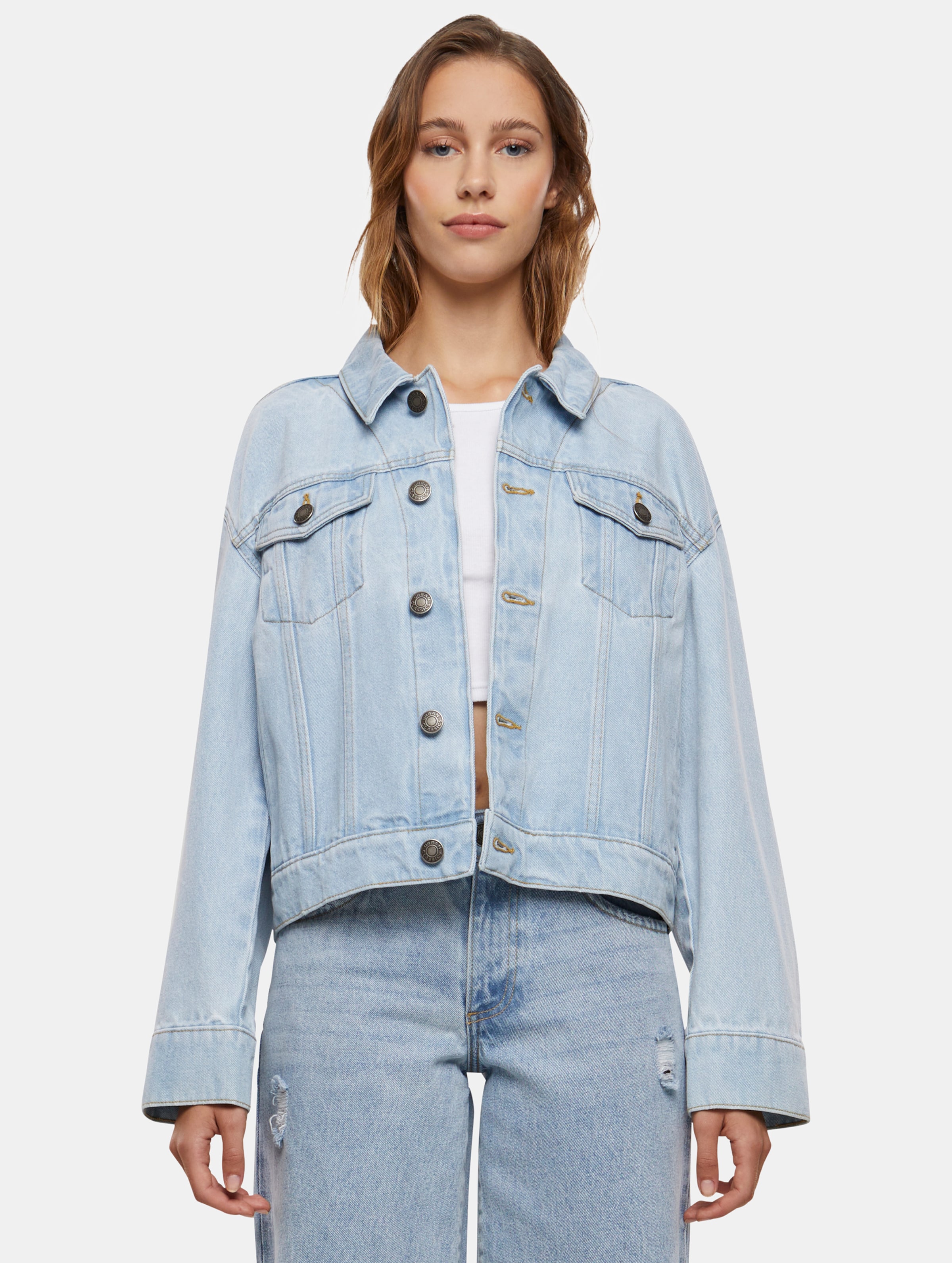 Urban Classics Ladies 80‘s Oversized Jeansjacke