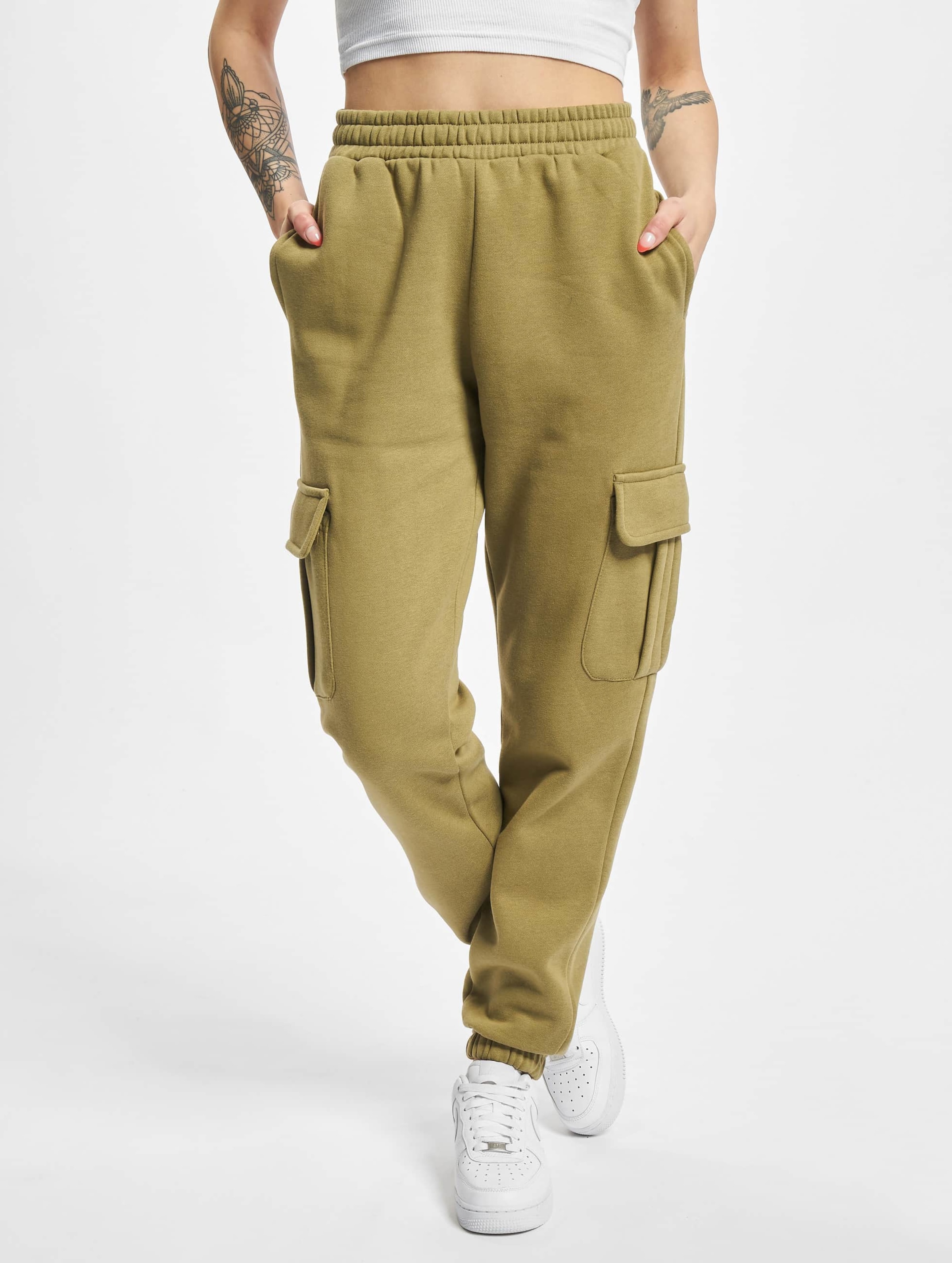 Urban Classics Ladies High Waist Cargo Sweat Pants
