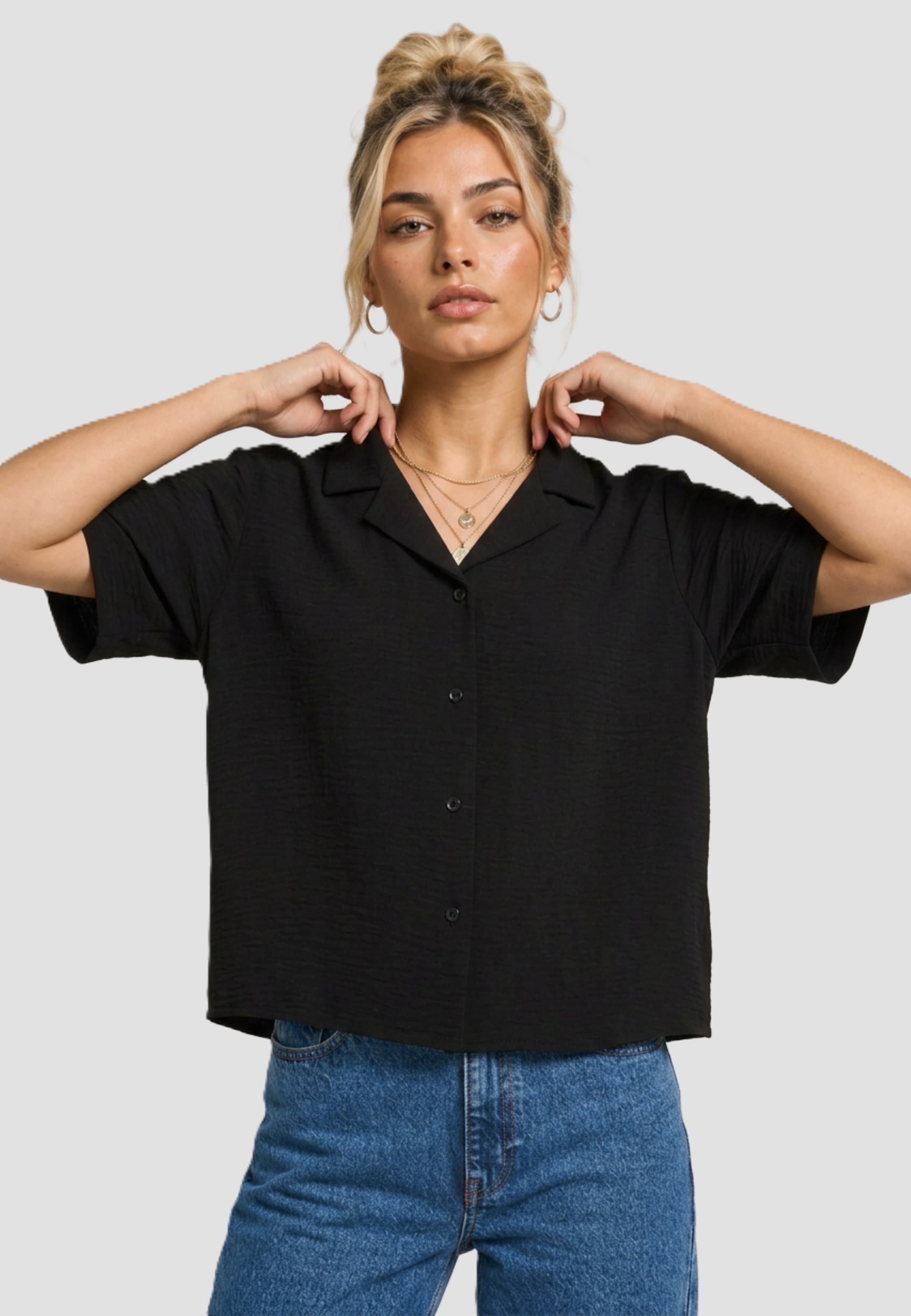 Urban Classics Ladies Structured Resort Shirt