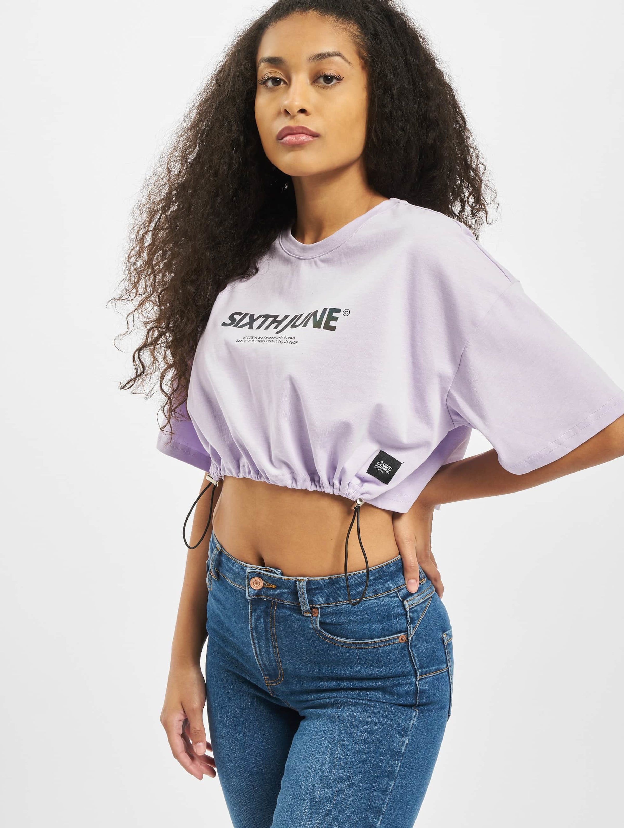Sixth June Elastic Crop T-Shirt
