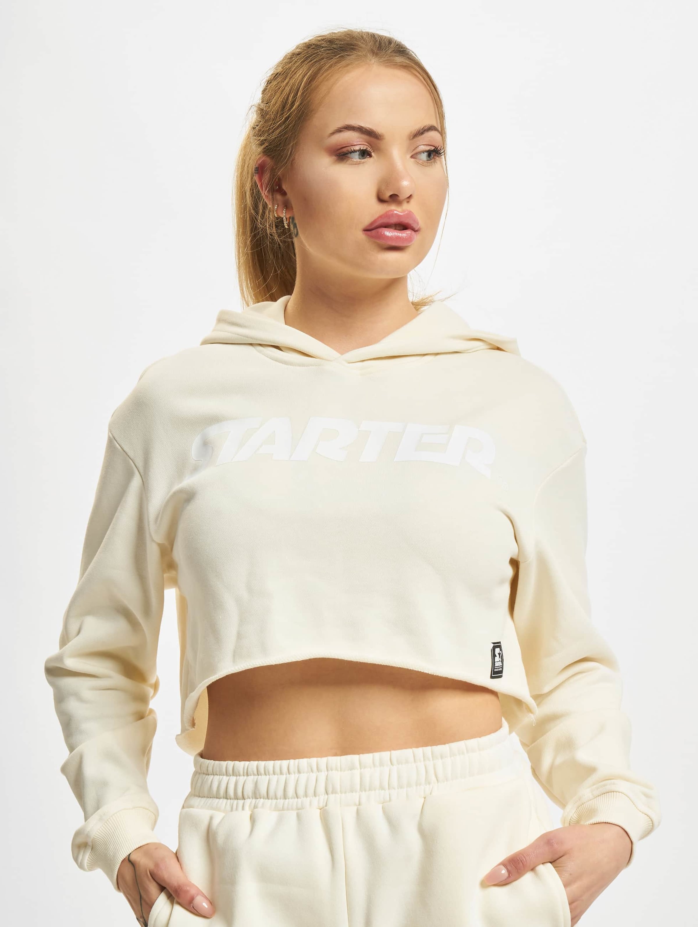 Starter Black Label Ladies Cropped Hoody
