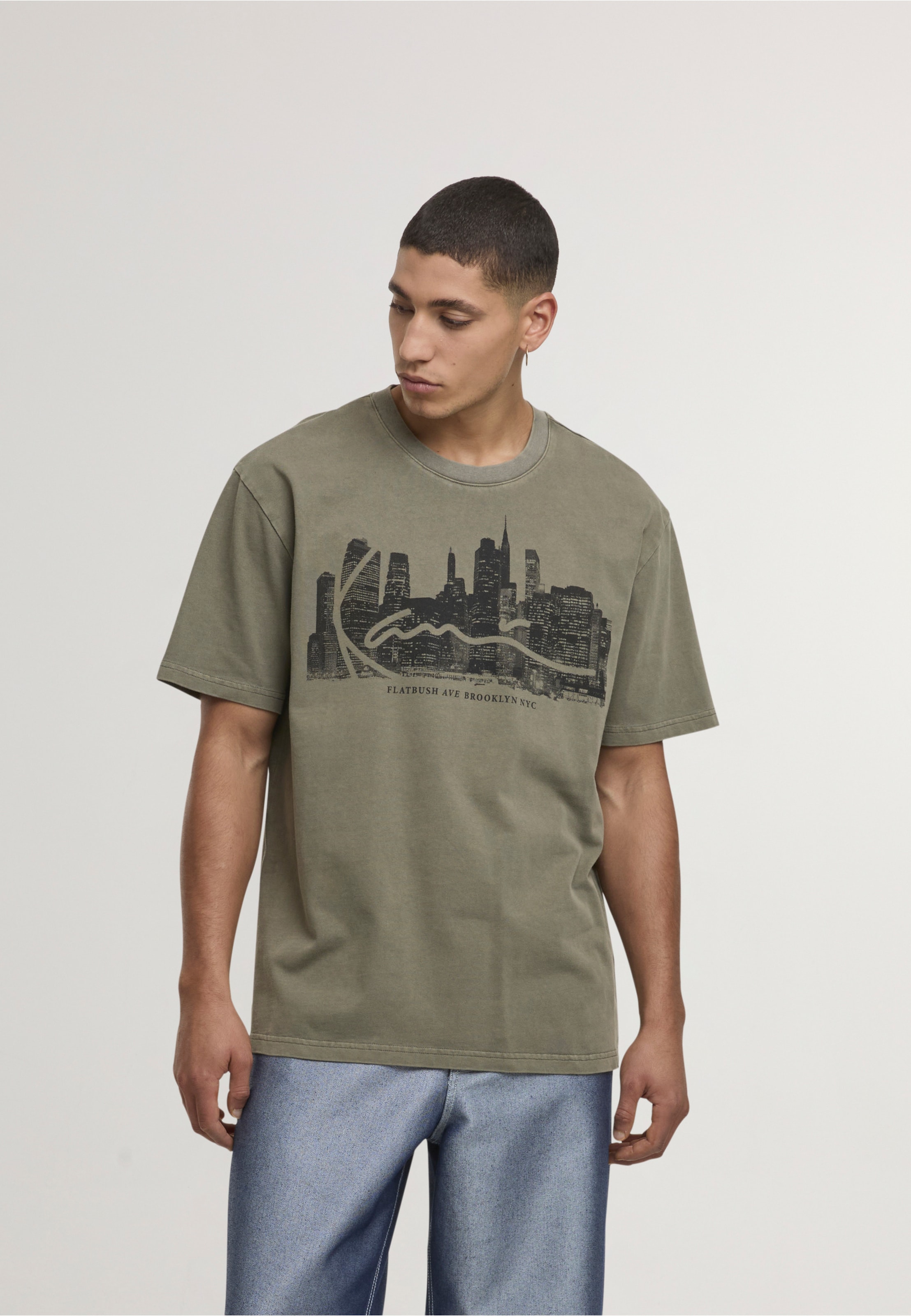 Karl Kani Signature Skyline Washed Boxy T-Shirt