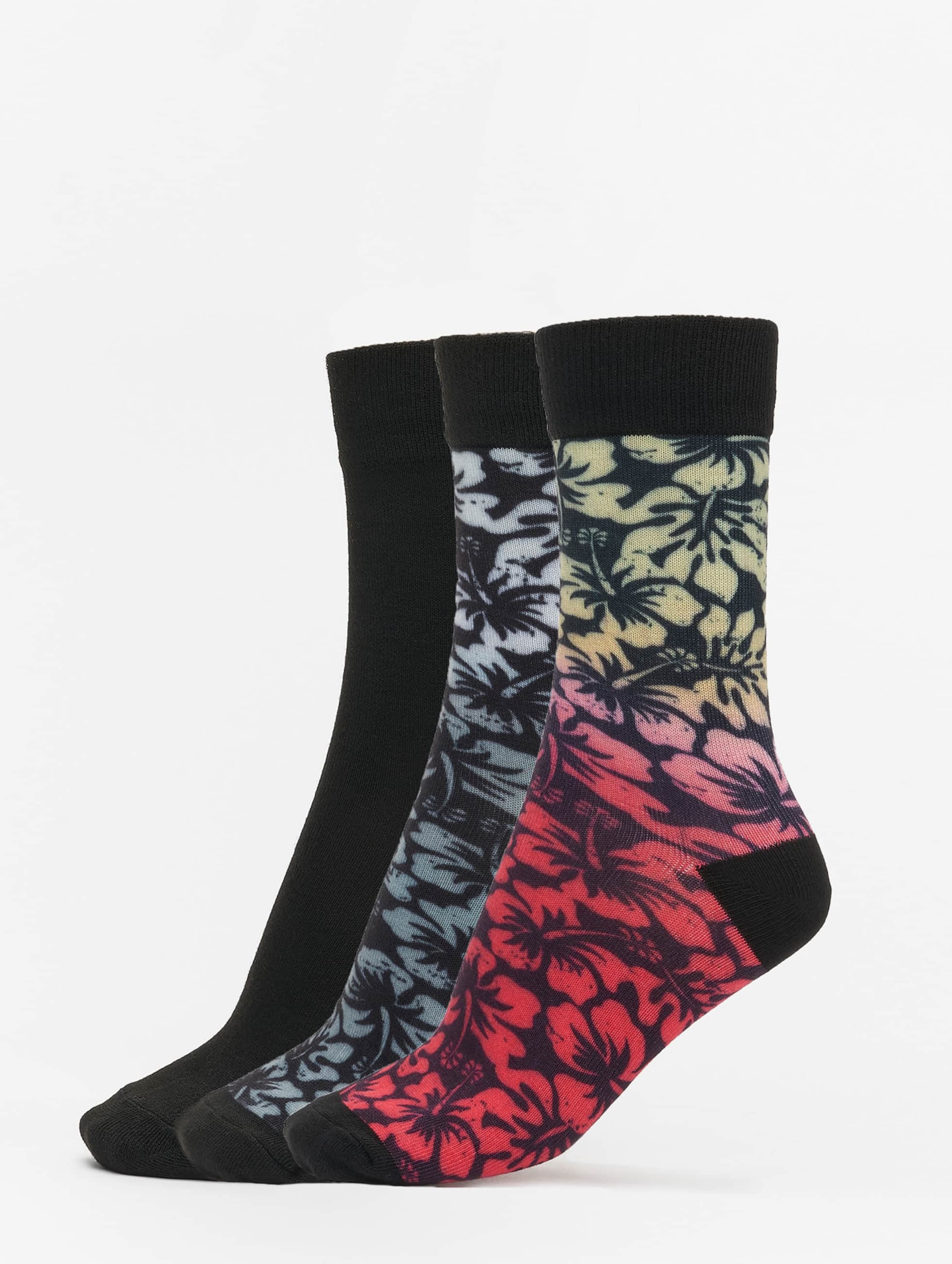 Urban Classics Flower Socks 3-Pack