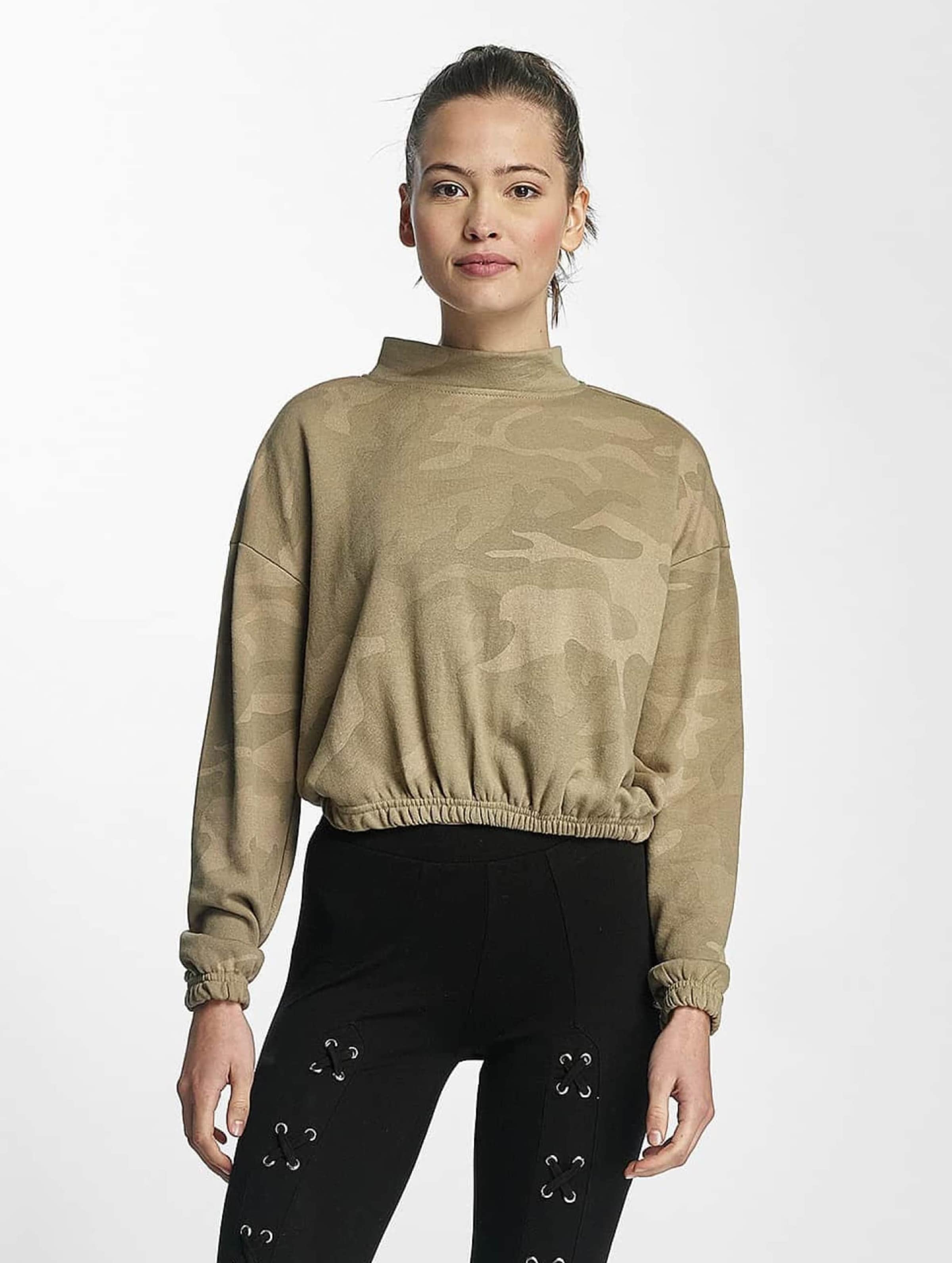 Urban Classics Ladies Camo Turtleneck Crew