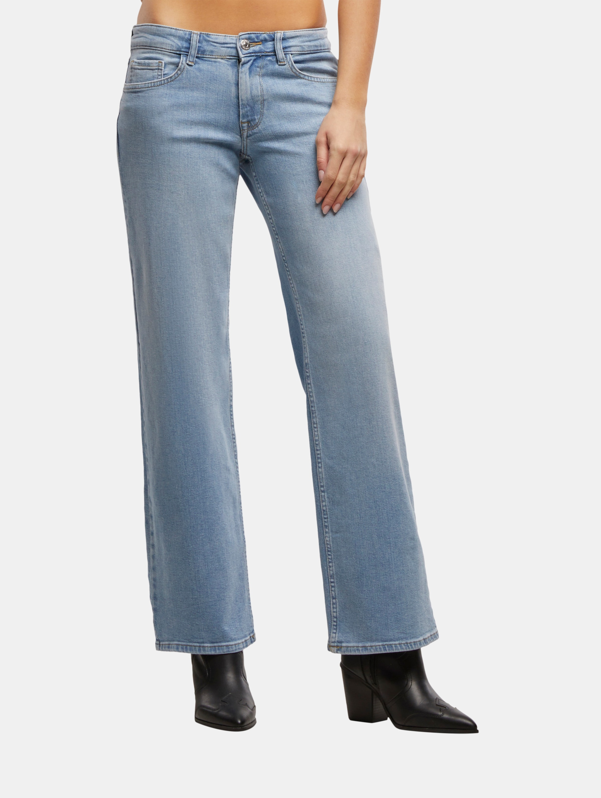 Only Judy Wide Leg Loose Fit Jeans
