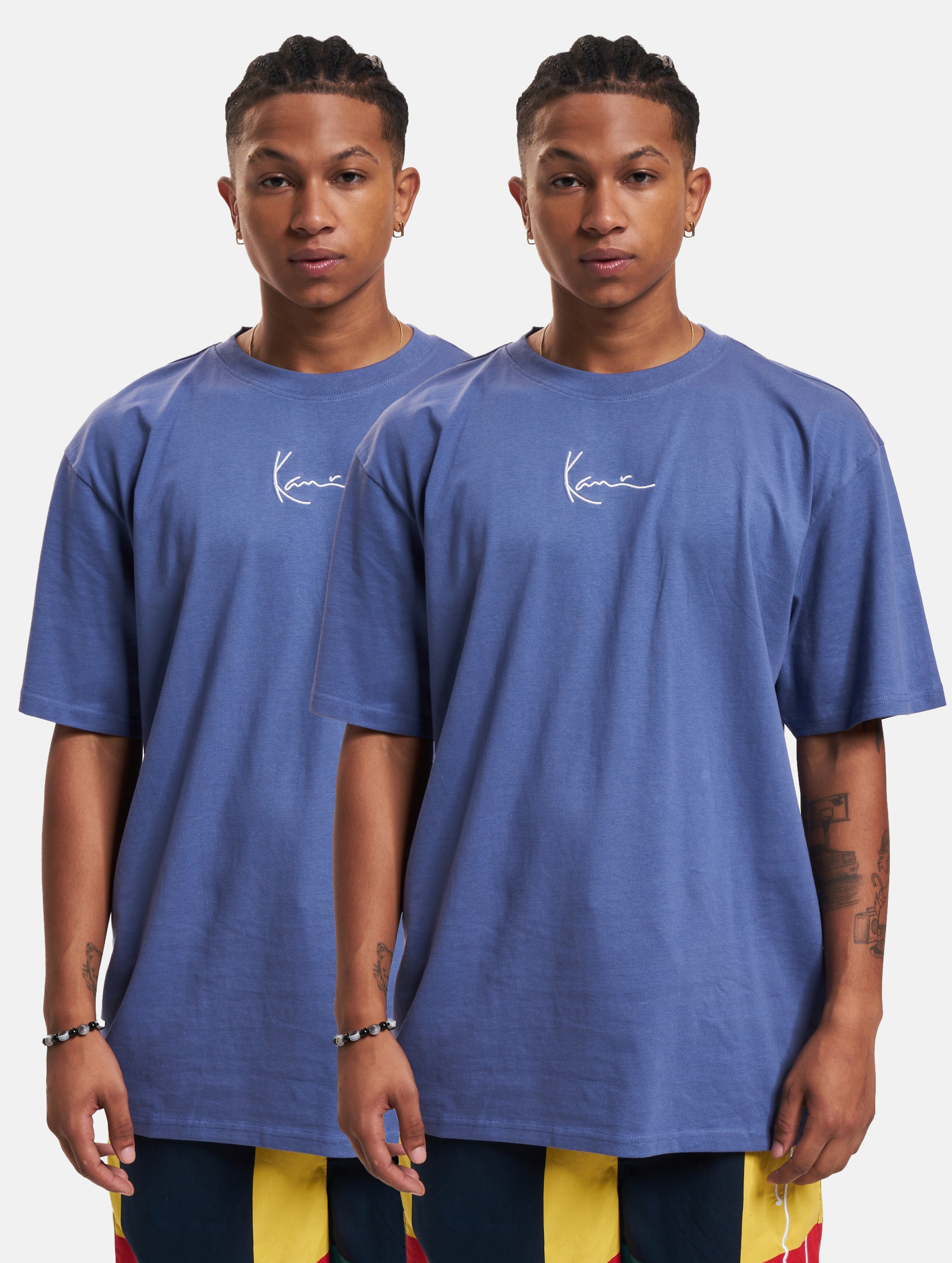 Karl Kani KM234-059-1 Small Signature 2-Pack Essential T-Shirt