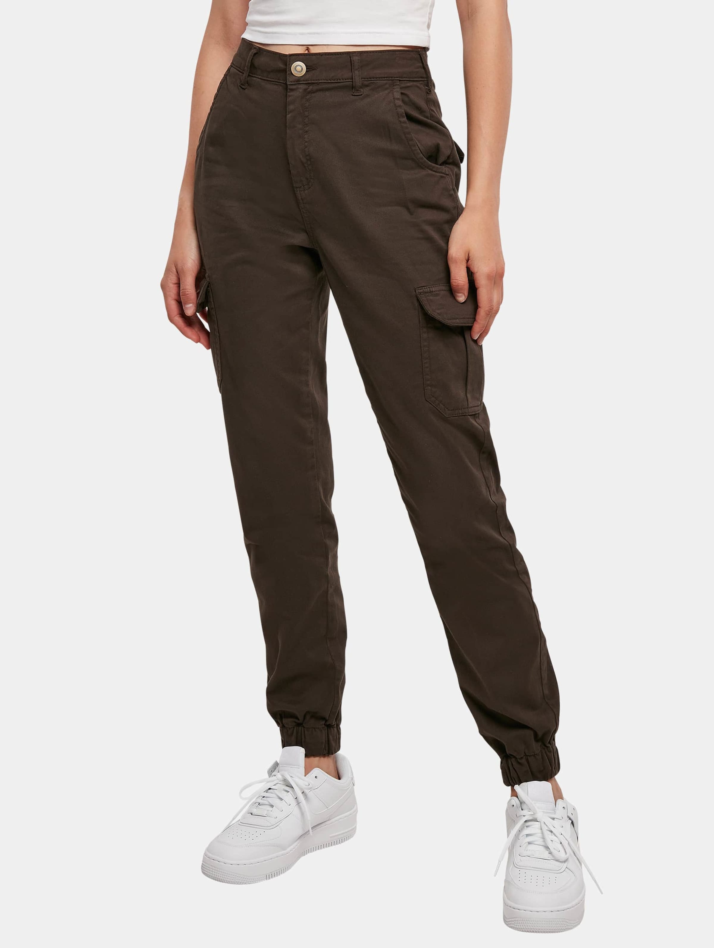 Urban Classics Ladies High Waist Cargo Pants