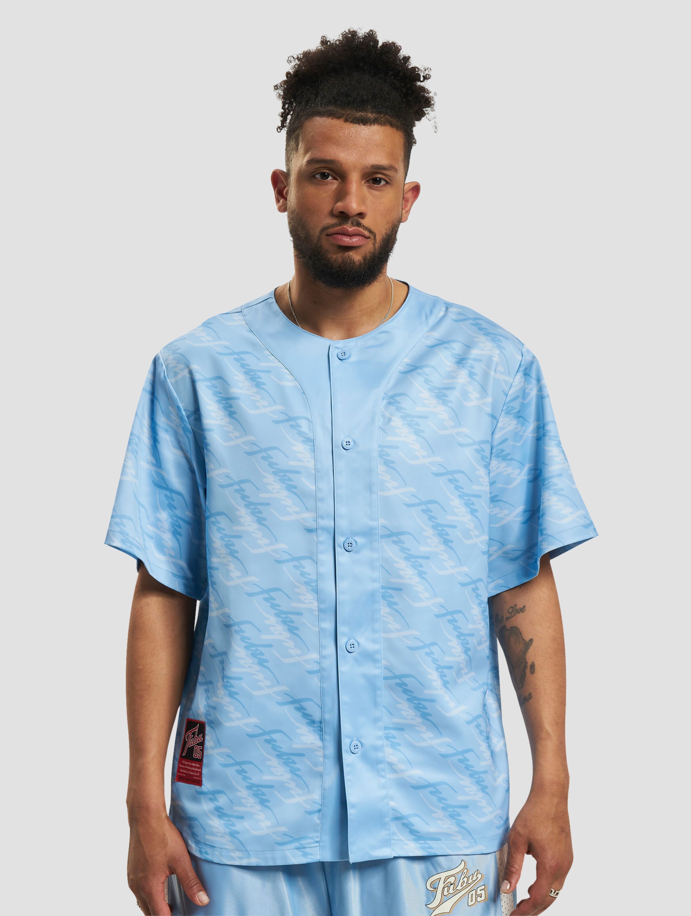 FM232-010-1 FUBU Retro Aop Baseball Jersey
