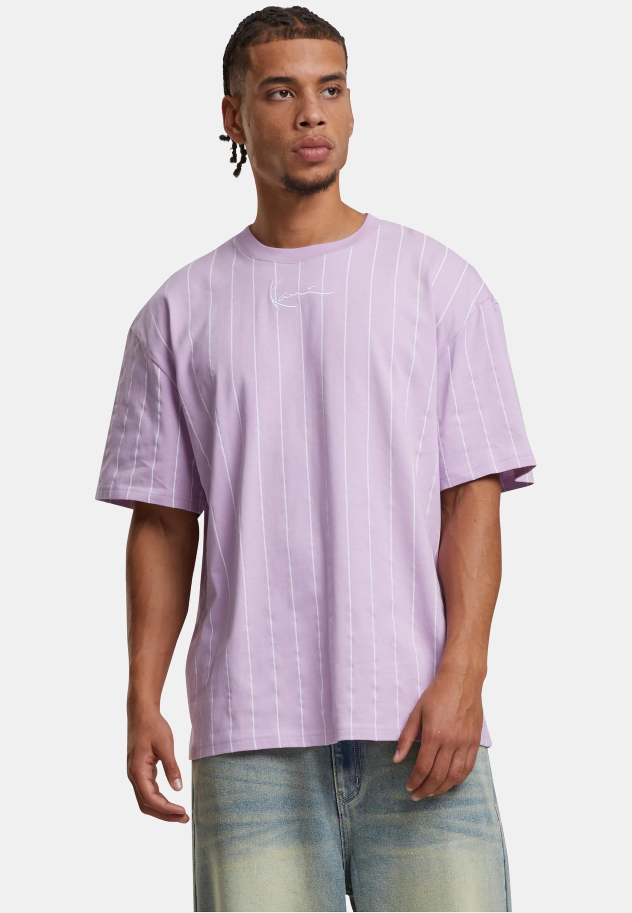Karl Kani Small Signature Essential Pinstripe Tee