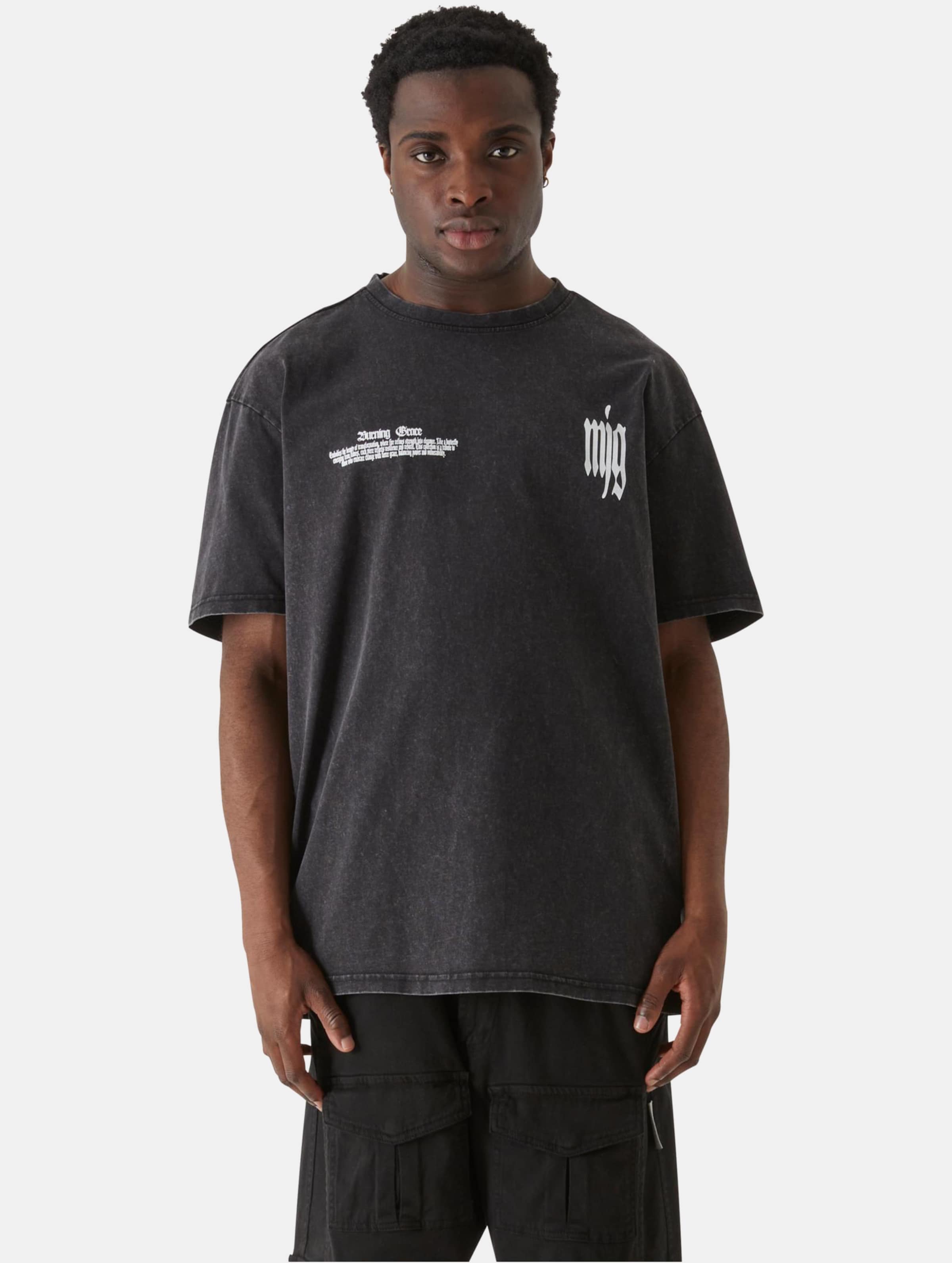 MJ Gonzales MJG Heavy Oversized Acid Washed Tee - Inferno Butterfly
