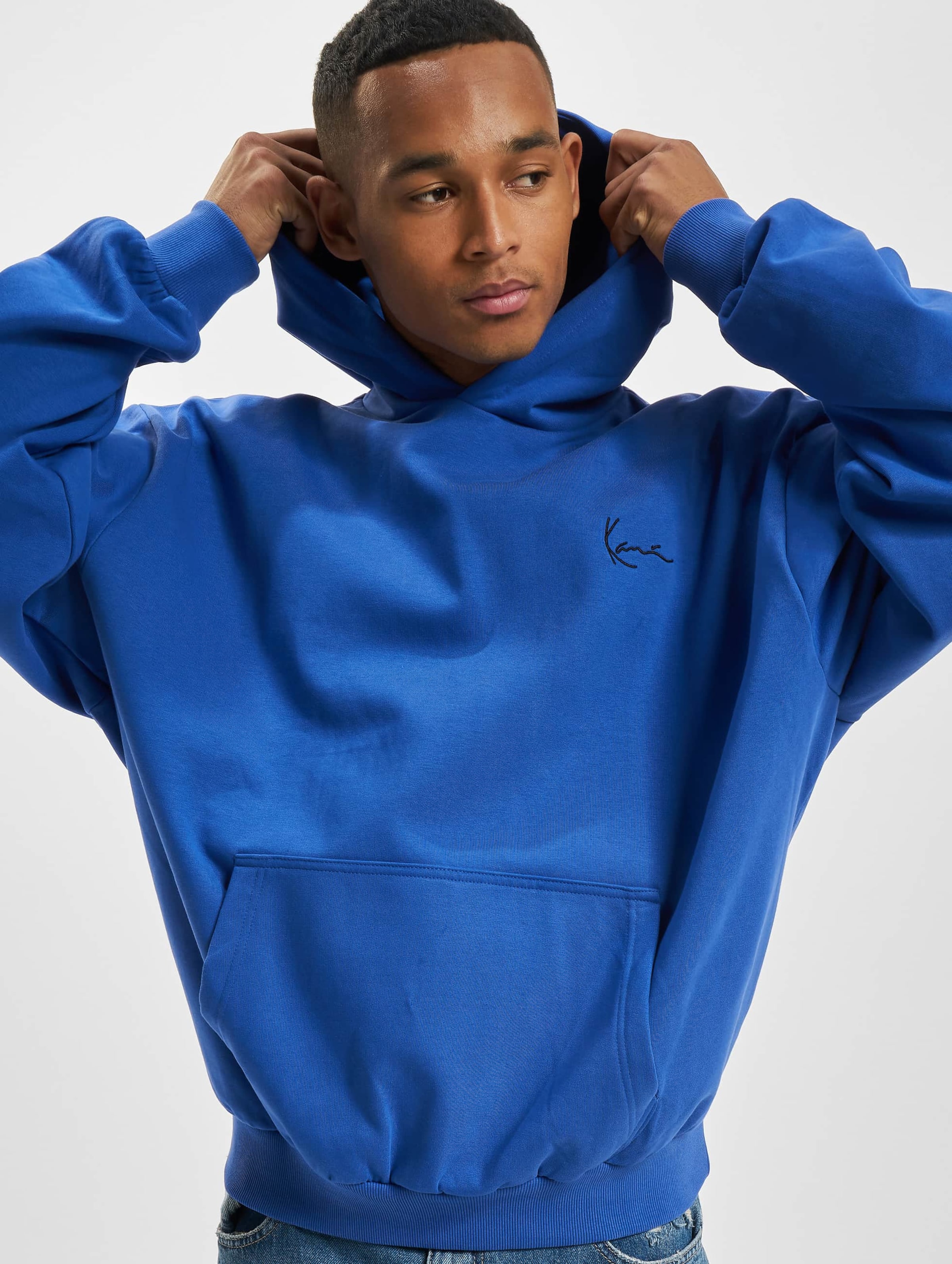 Karl Kani KM231-046-1KK Chest Signature OS Hoodie blue
