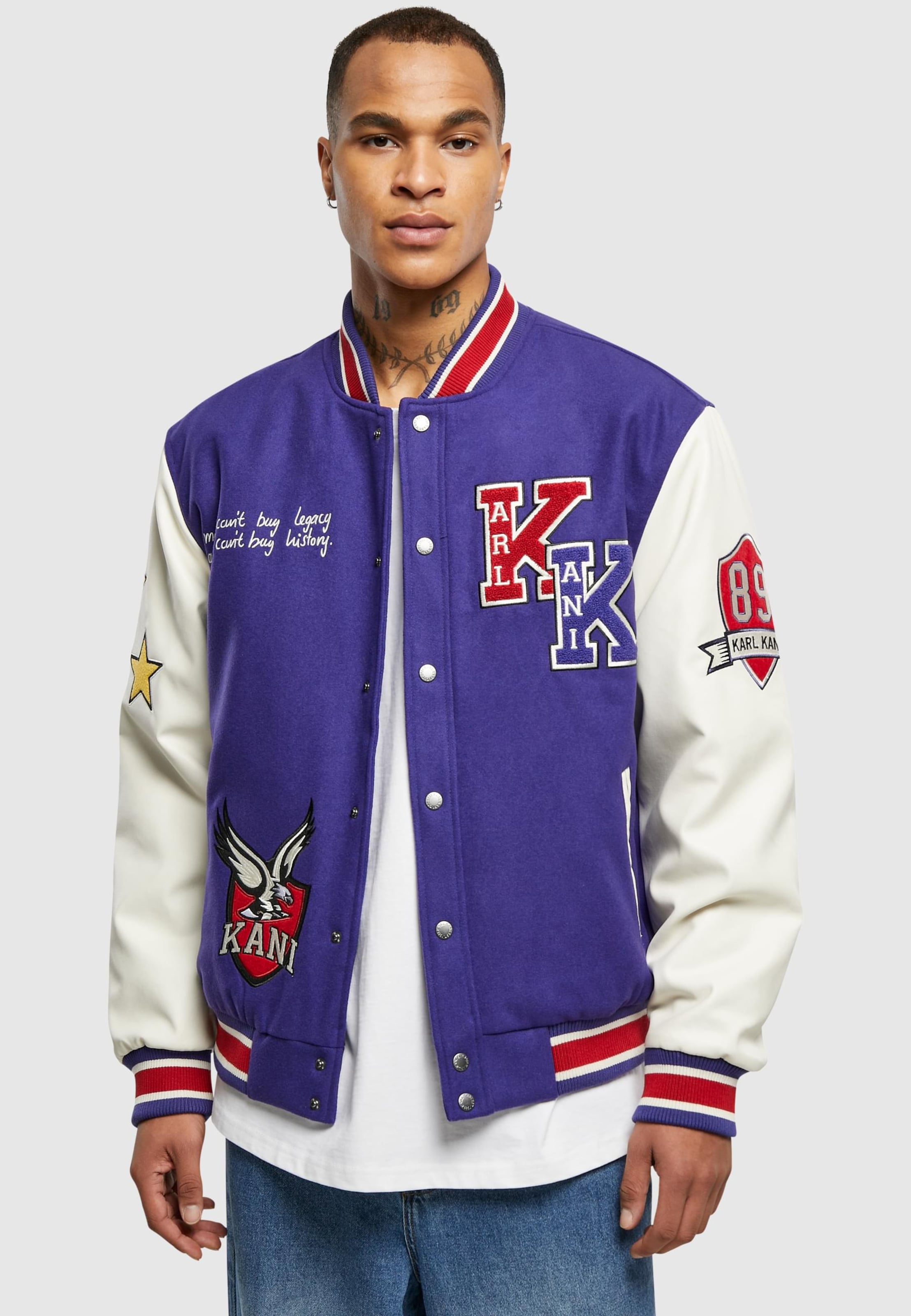 Karl Kani KK Retro Patch Block College Jacket