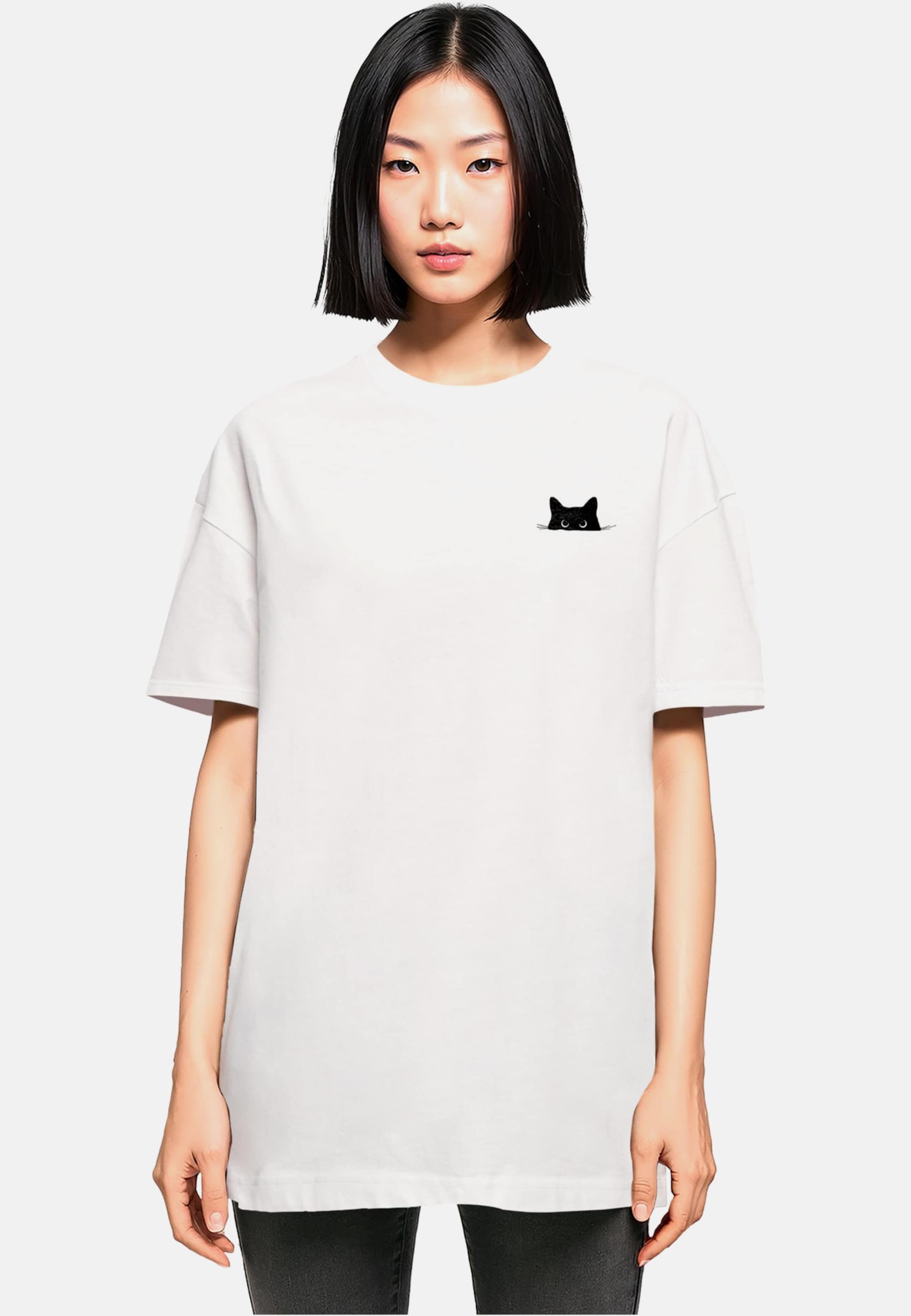 Merchcode Ladies Halloween - Cat Tee