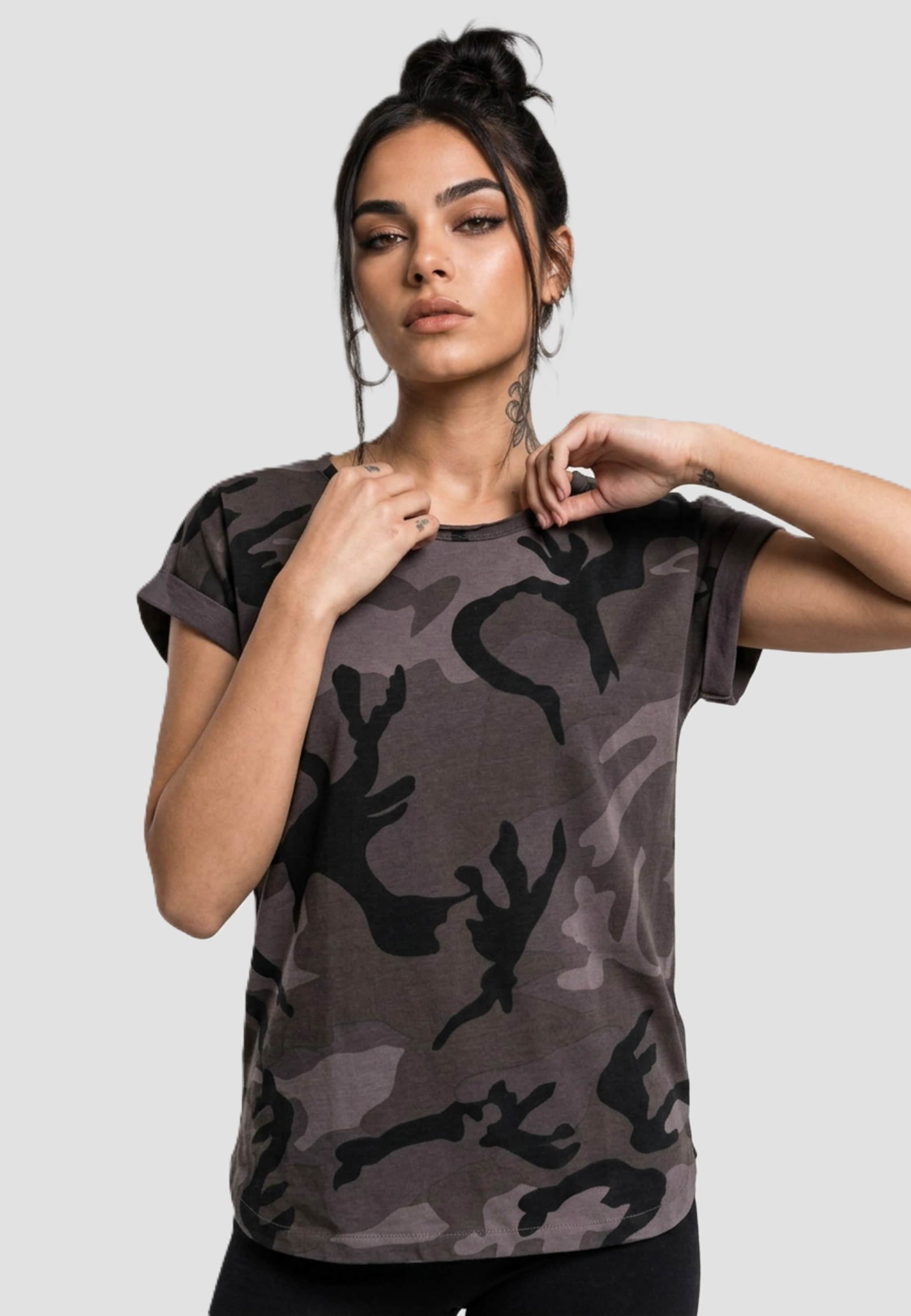 Urban Classics Ladies Camo Back Shaped Tee