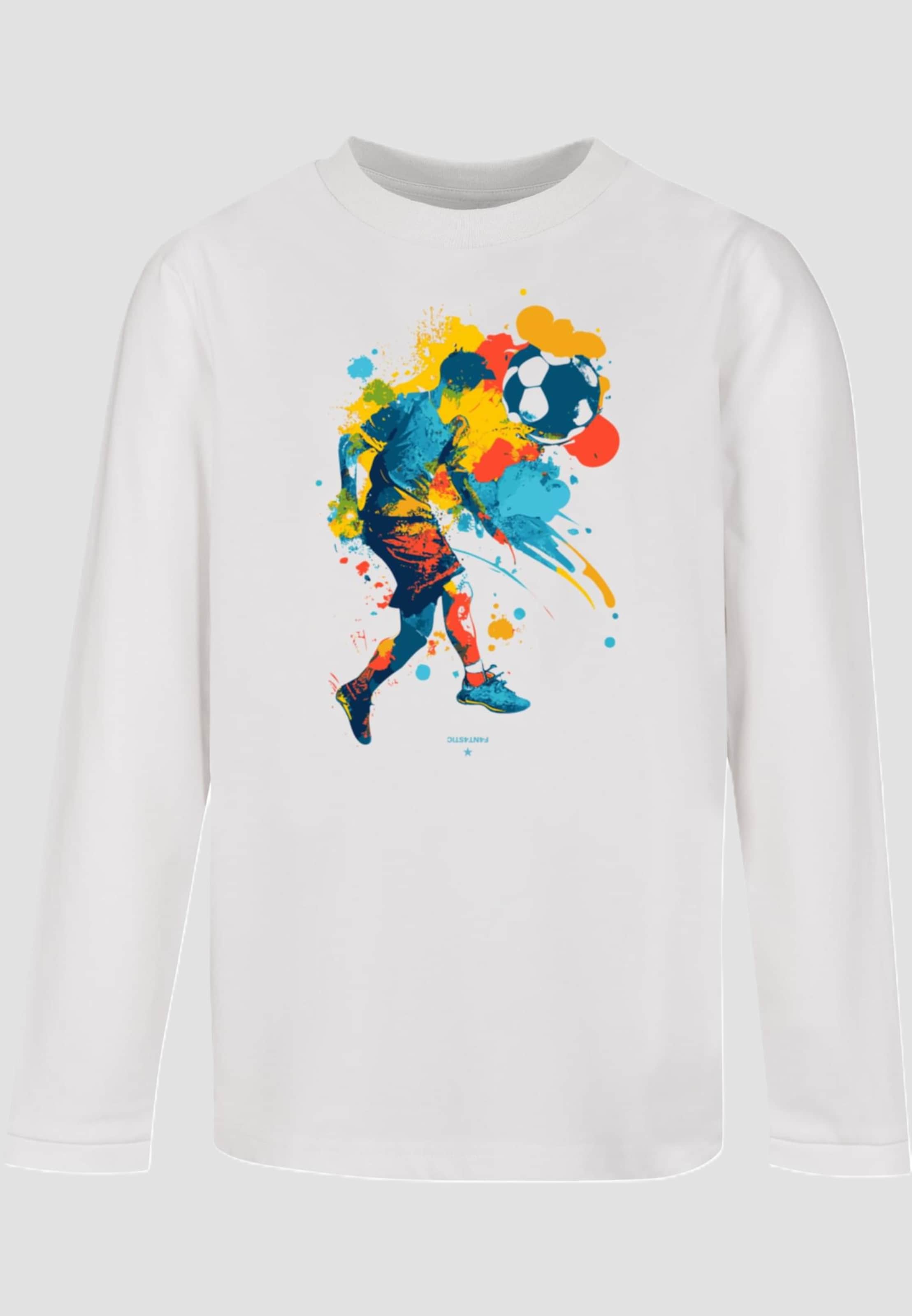 F4NT4STIC Fußballer bunt with Kids Longsleeve