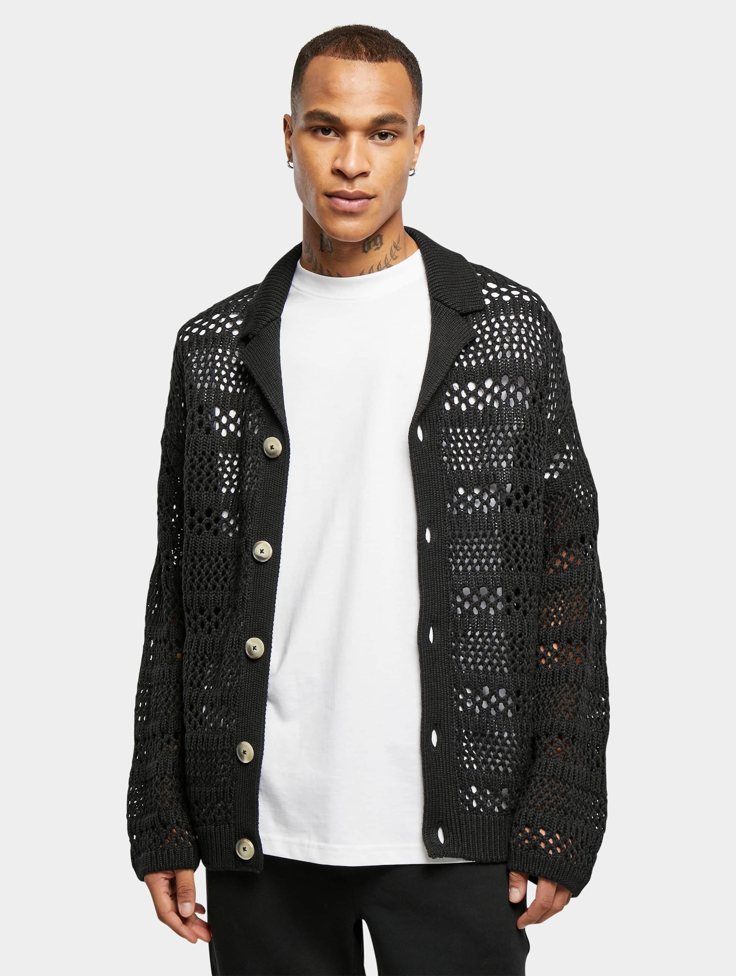 Urban Classics Crocheted Cardigan