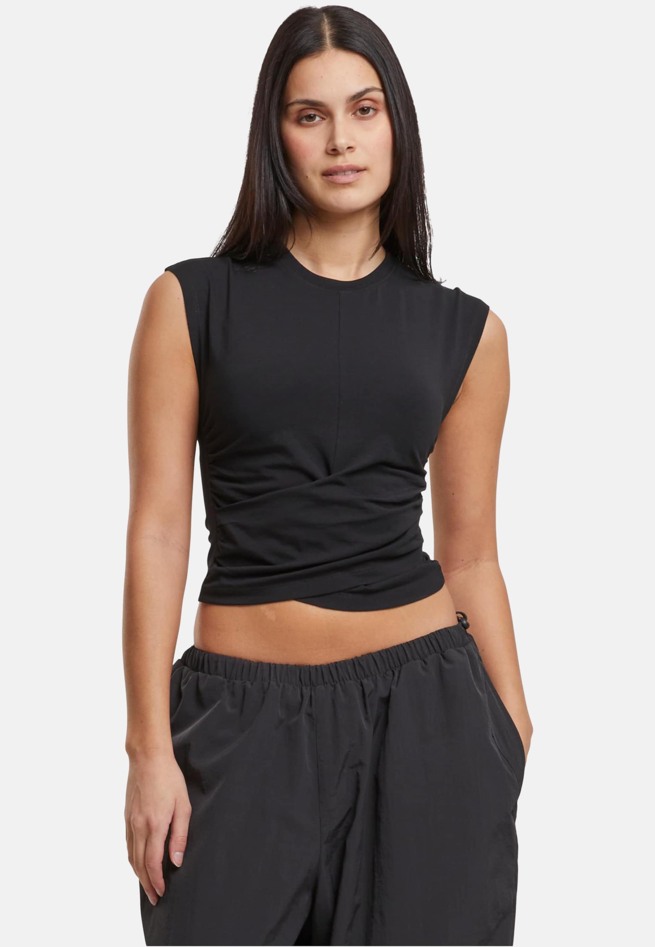Urban Classics Ladies Cropped Wrapped Top