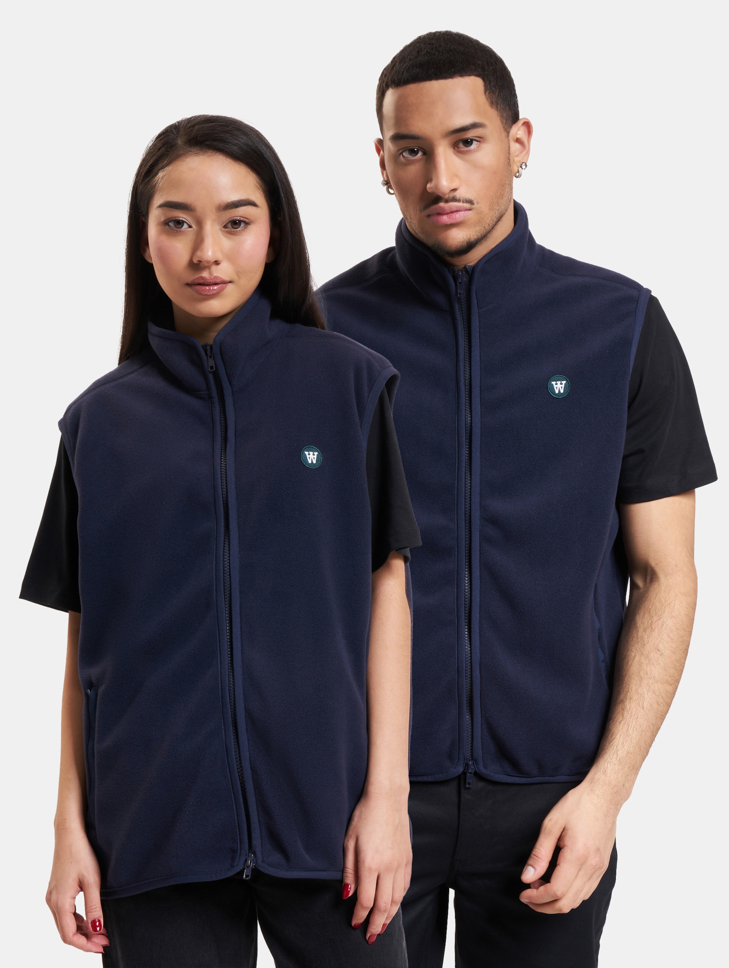 Wood Dax Patch Zip Fleece Gilet