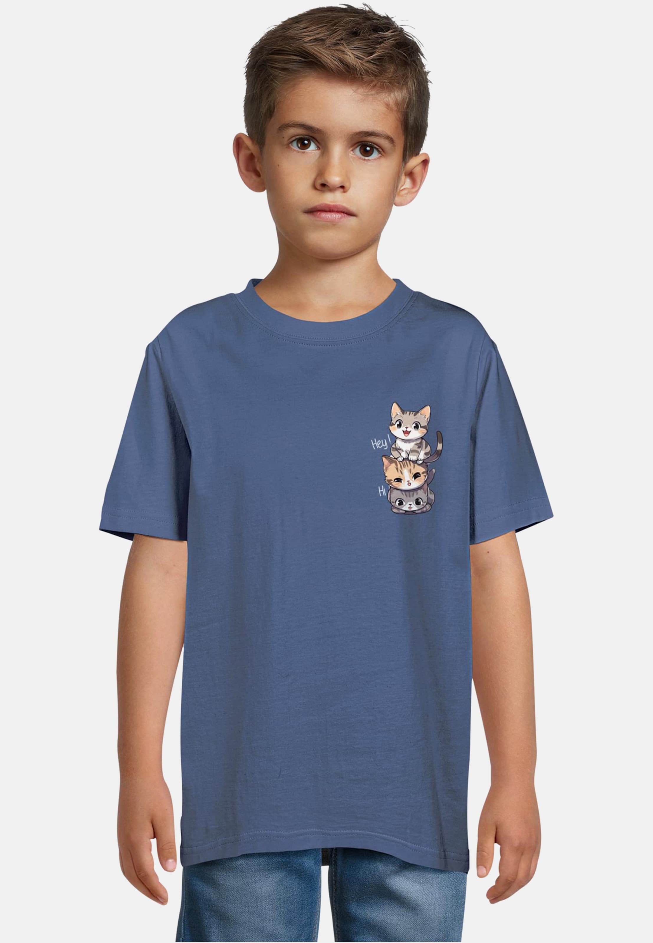 Merchcode Kids Hi Cats - Basic T-Shirt