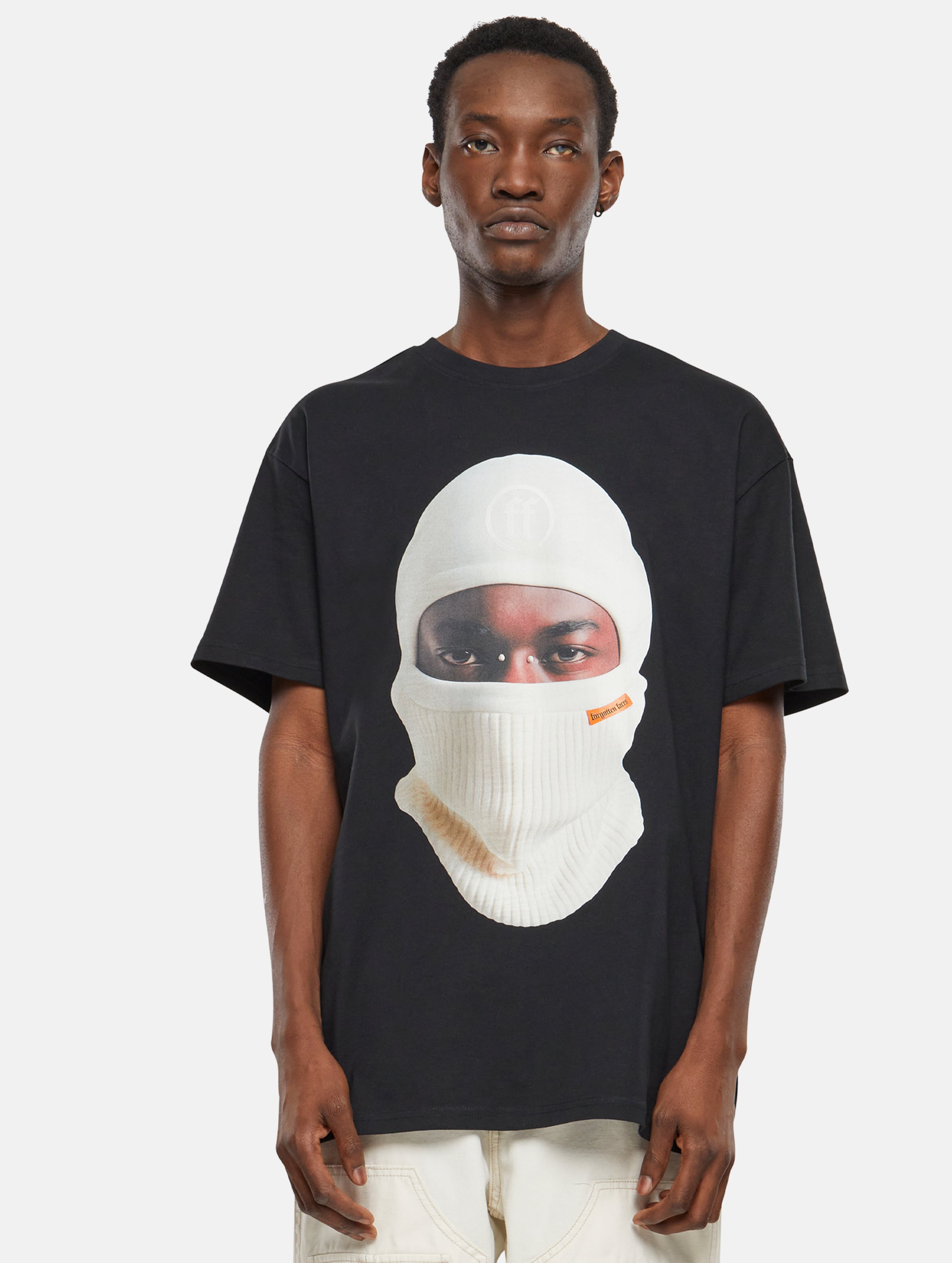 Forgotten Faces White Balaklava Oversize T-Shirt