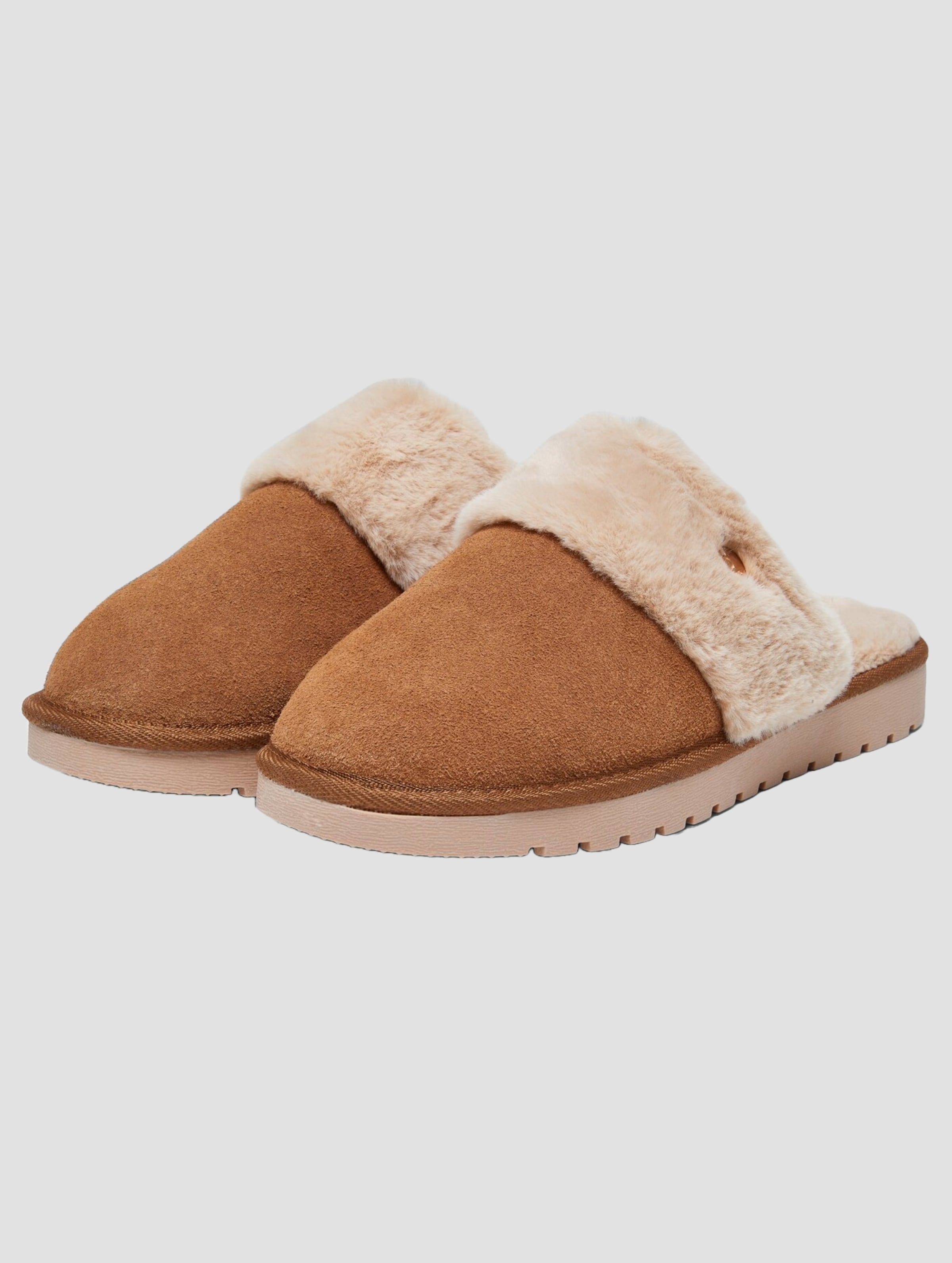 ROMIKA Women Suede + Fake Fur Slipper