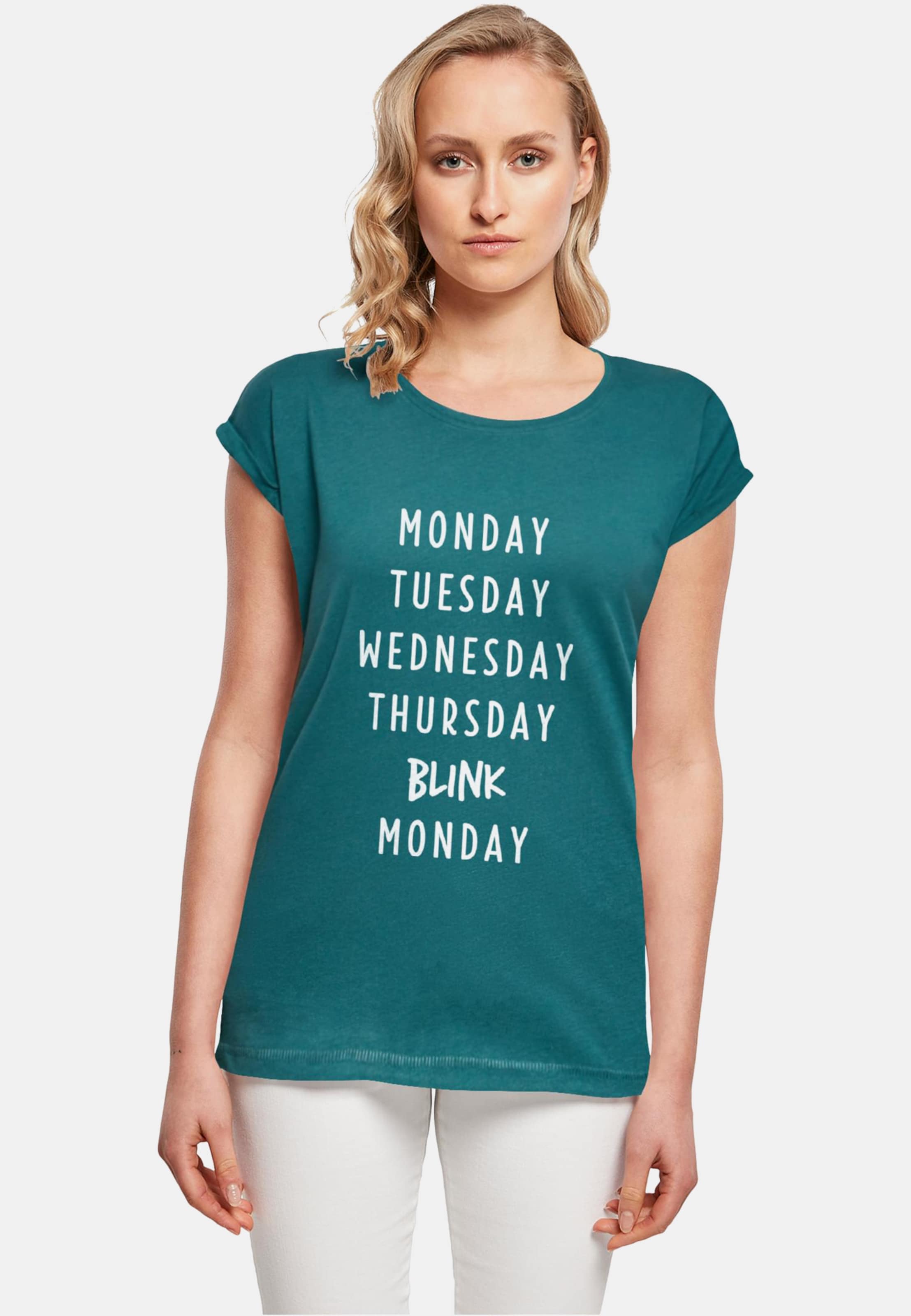 Mister Tee Ladies Blink Extended Shoulder