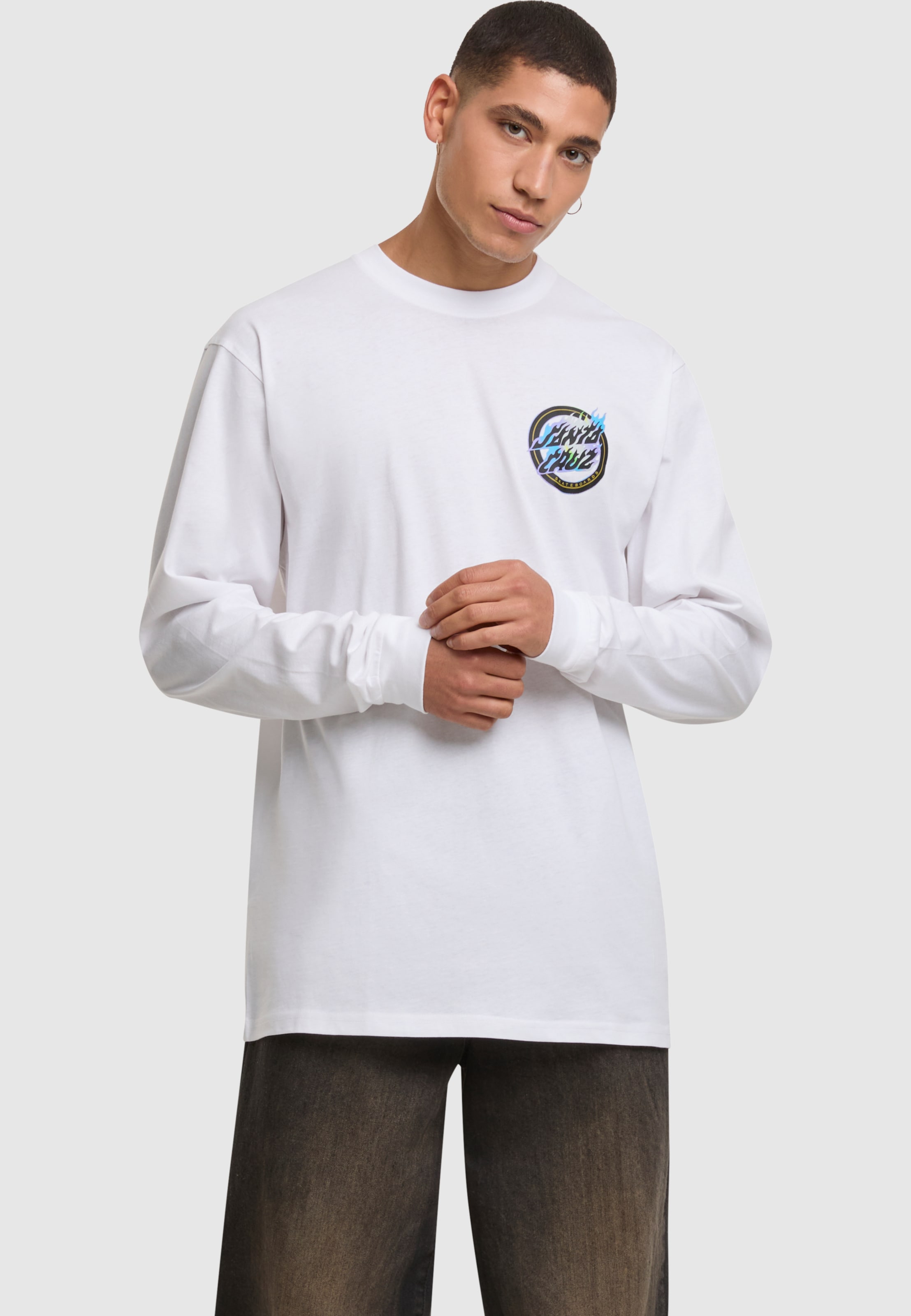 Santa Cruz Holo Flamed Dot Longsleeve