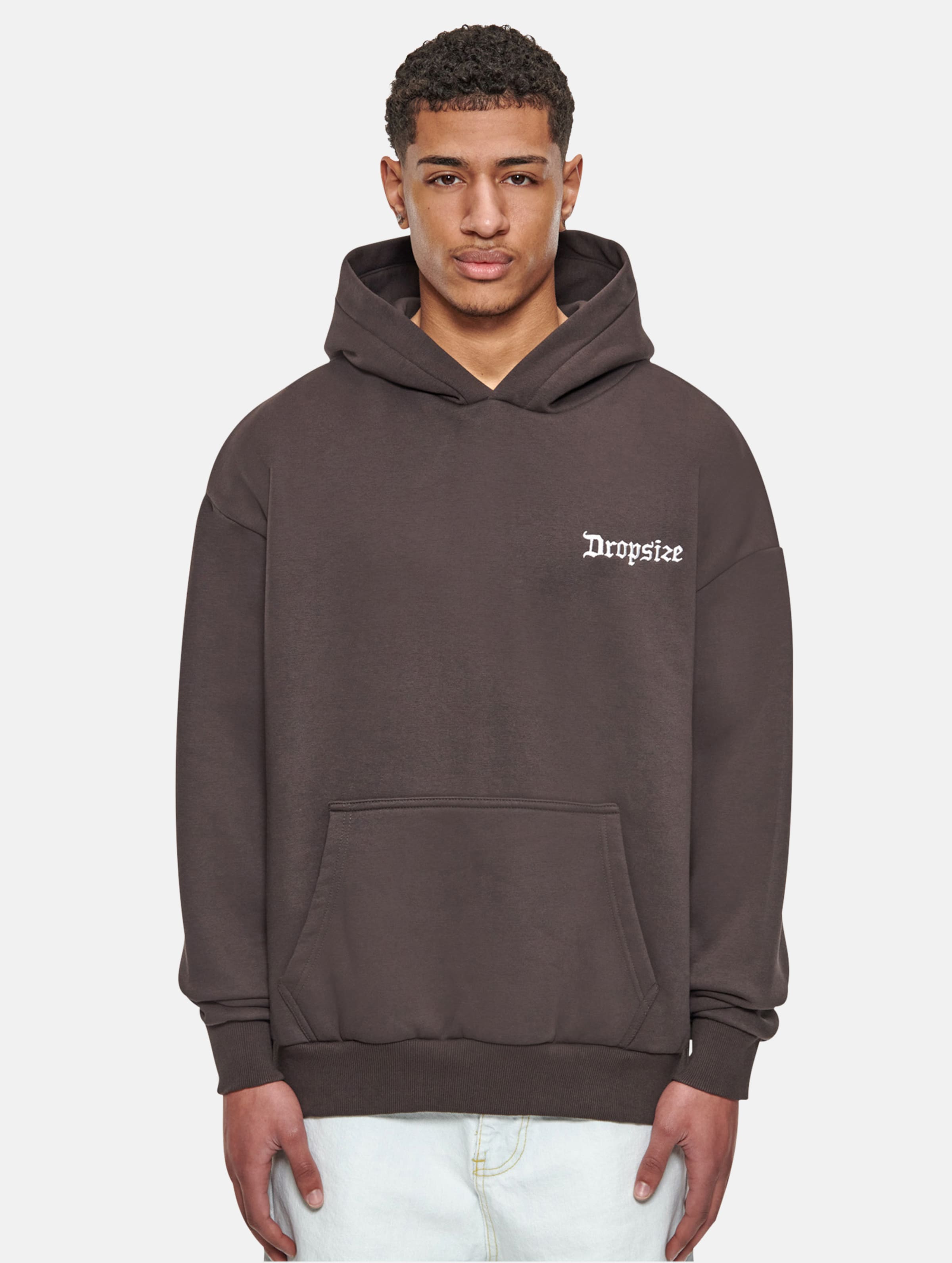 Dropsize Heavy Oversize Crew Love Globe Hoodie