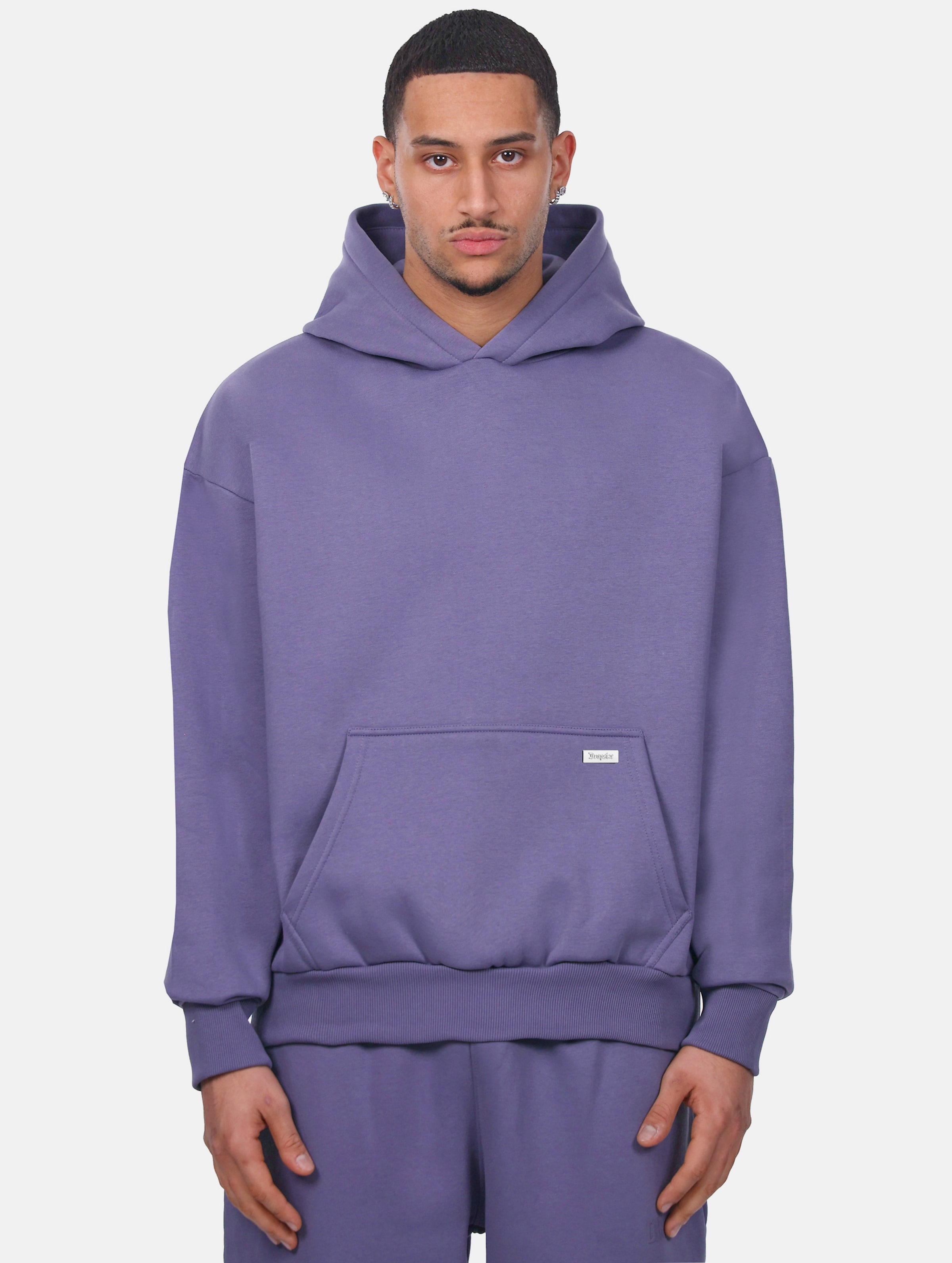 Dropsize HEAVY OVERSIZE METAL PATCH HOODIE