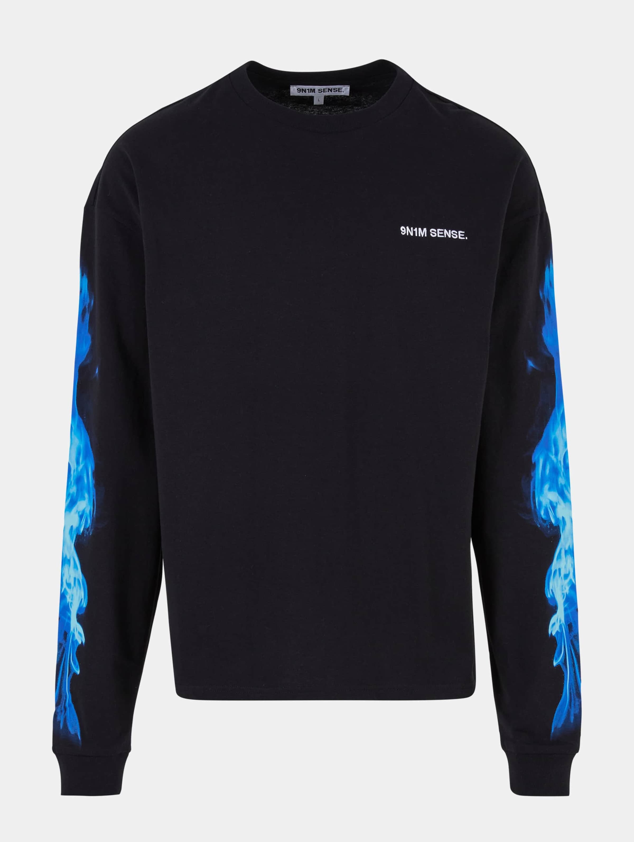 9N1M SENSE Sleeve Flame Longsleeve T-Shirt