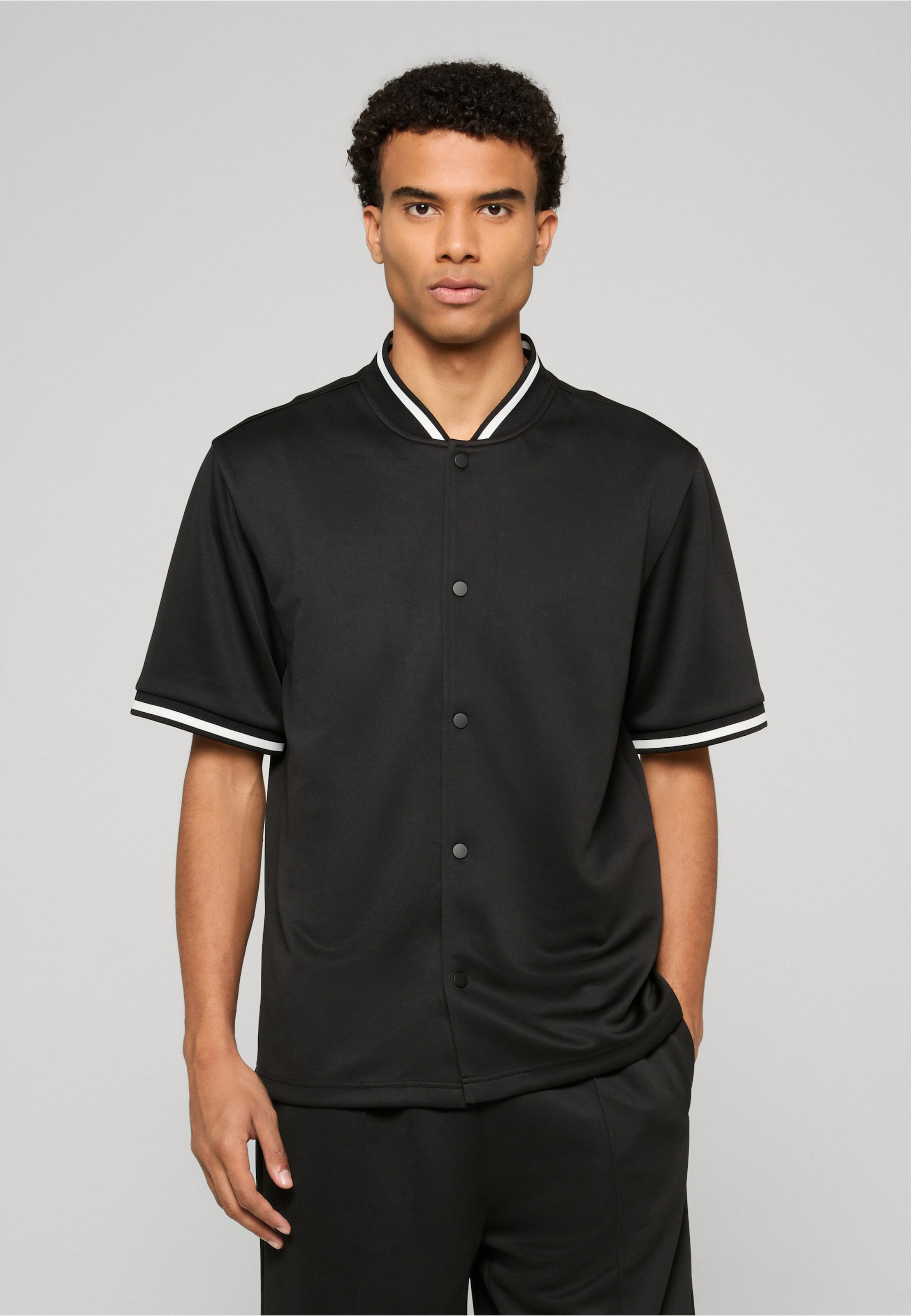 Urban Classics Interlock Baseball Shirt