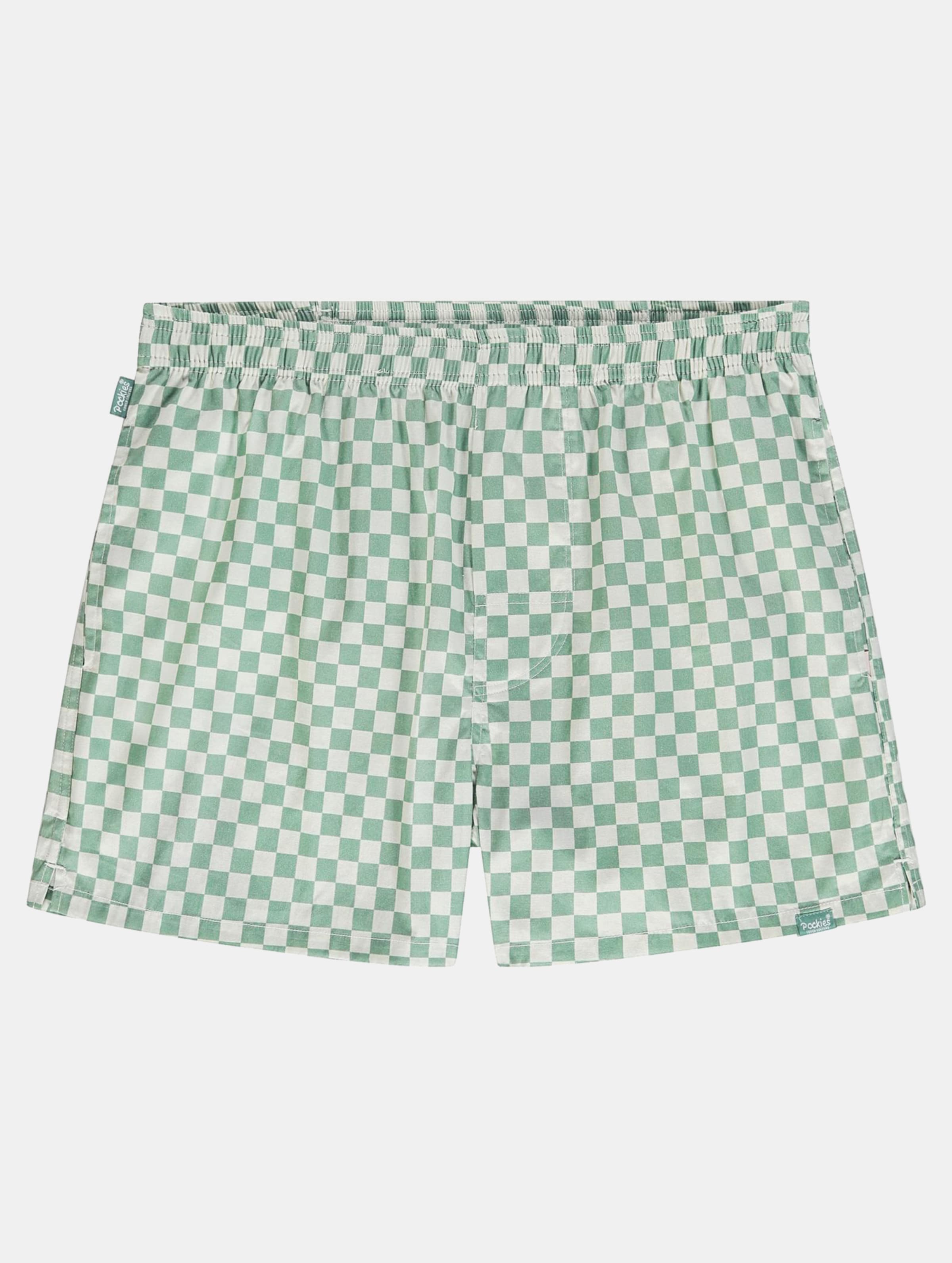 Pockies Green Checkered Boxershorts
