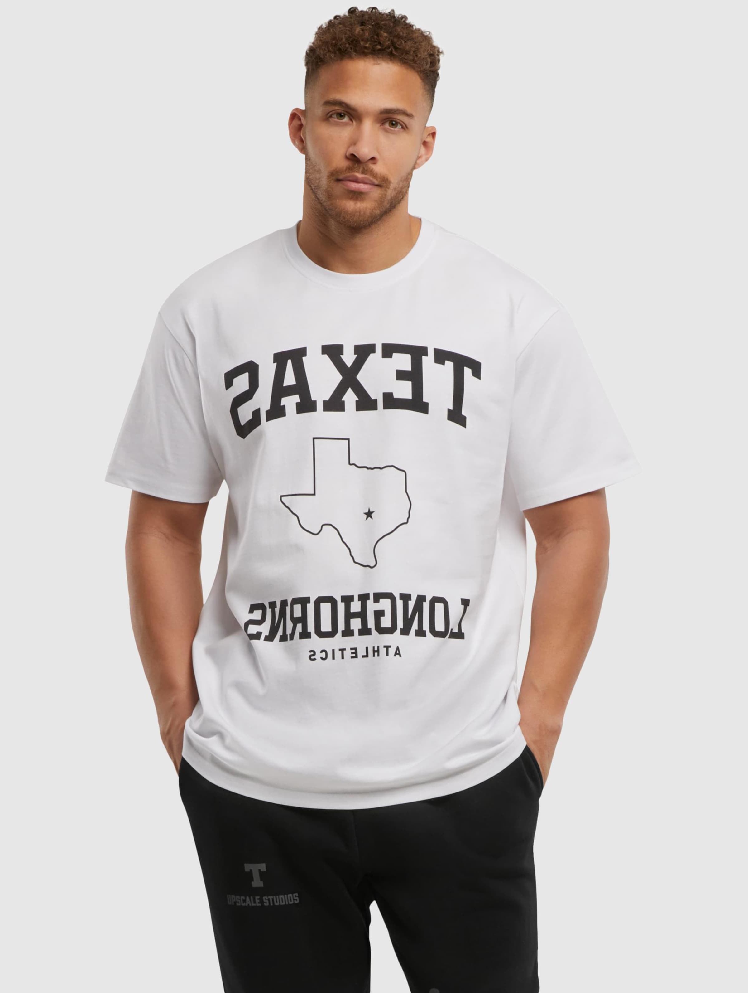 Mister Tee Upscale Texas Longhorns Mirrored Oversize