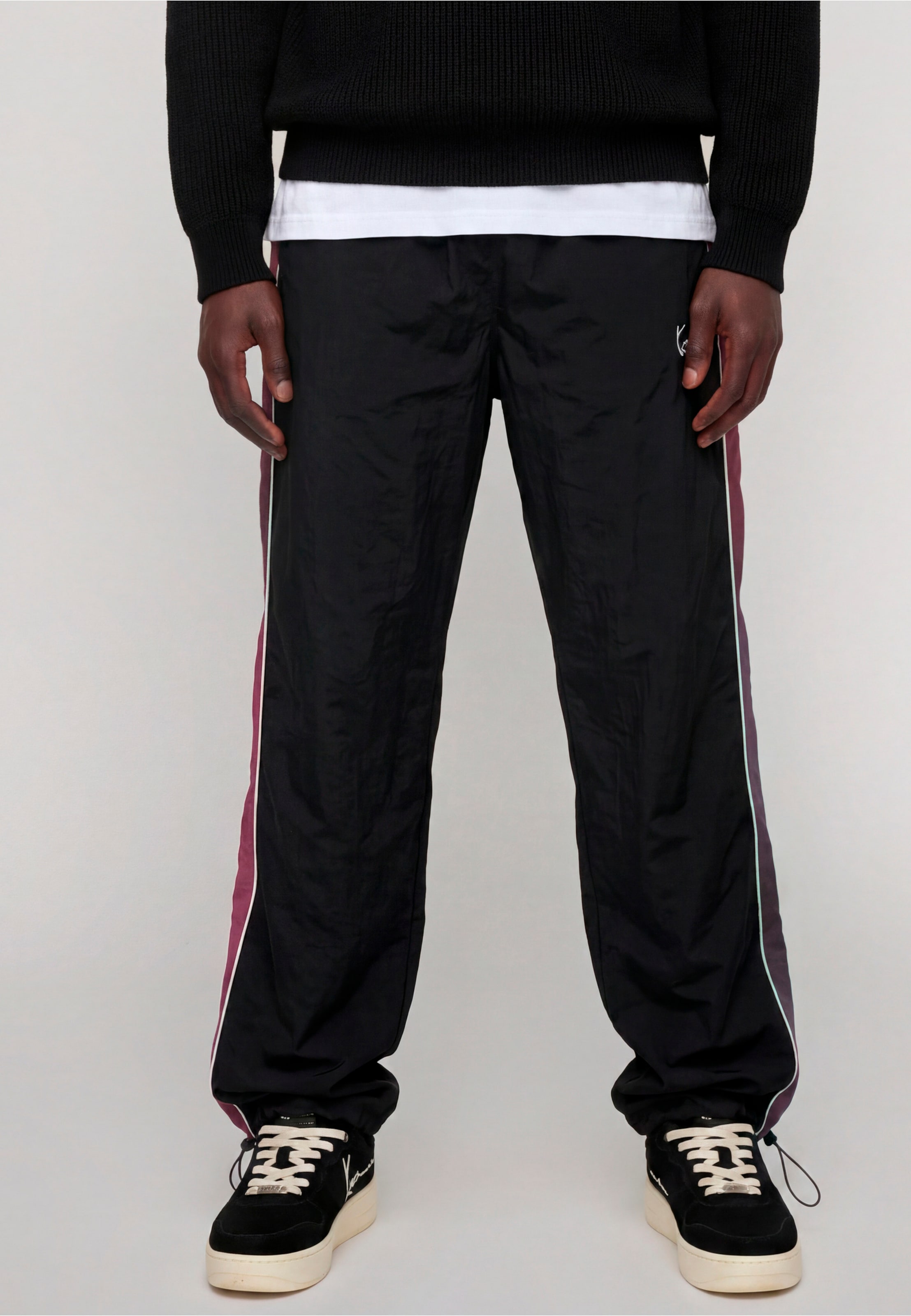 Karl Kani Signature Sidestripe Baggy Trackpants
