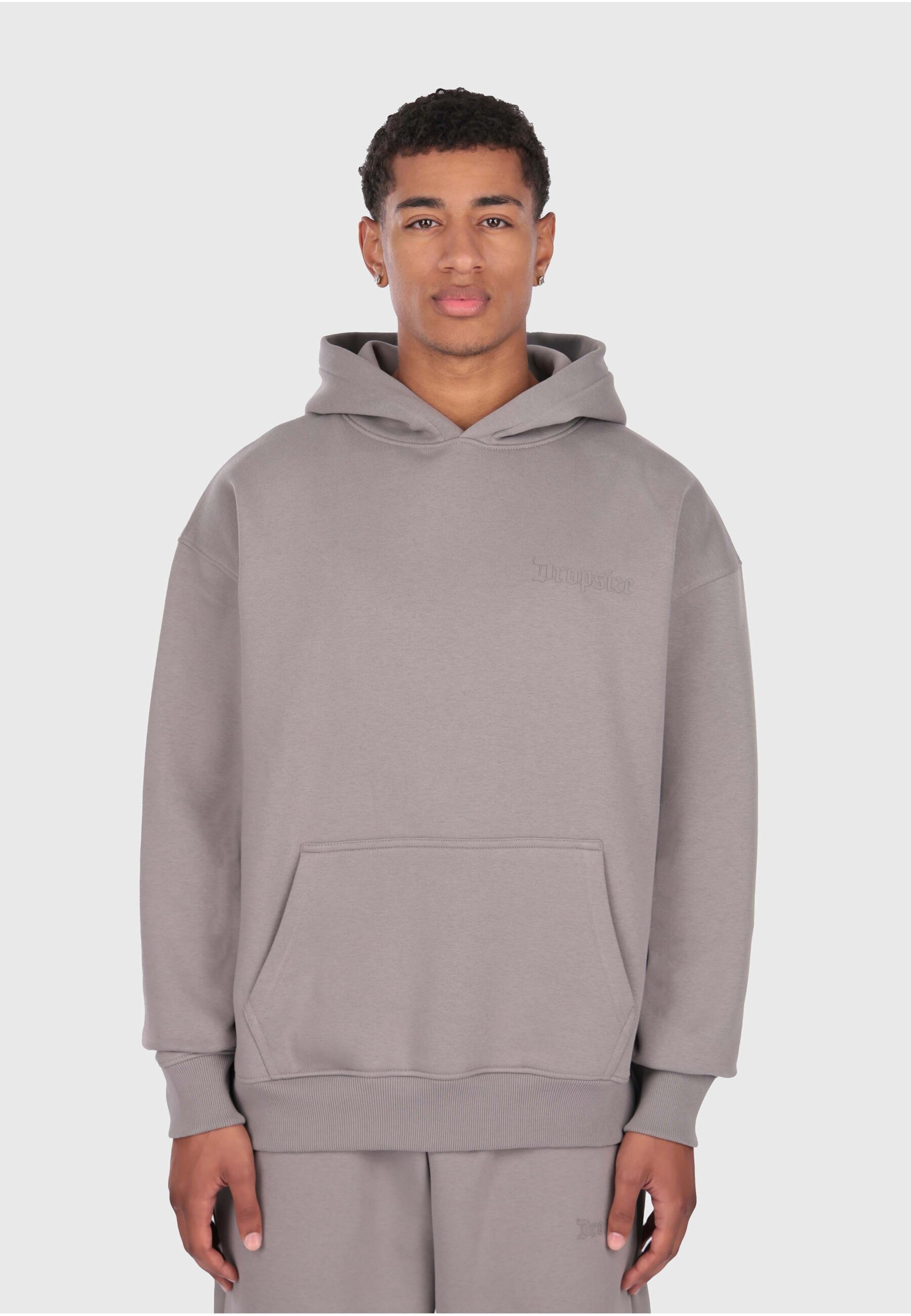 Dropsize HEAVY OVERSIZE HD LOGO HOODIE