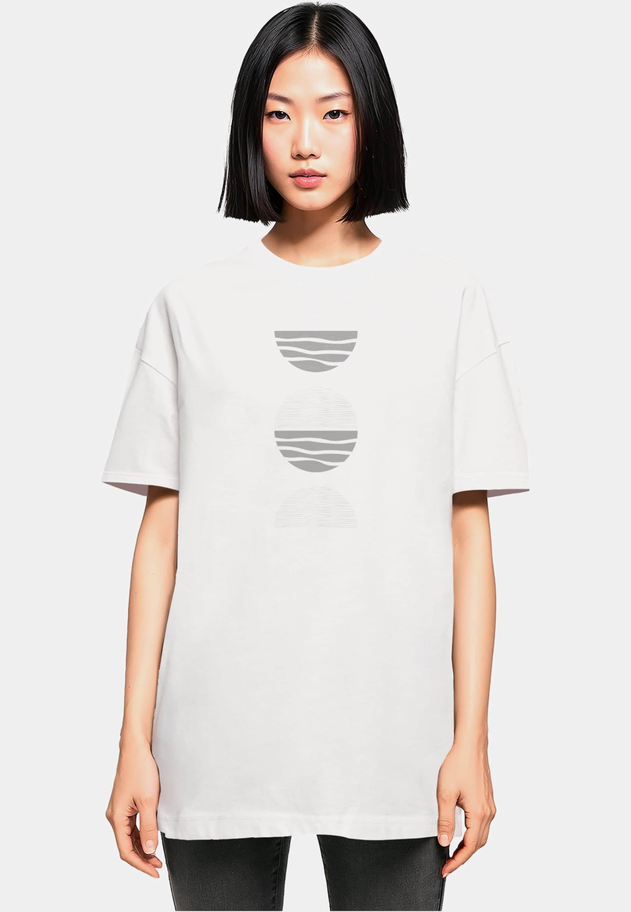 Merchcode Ladies Abstract Waves T-Shirt