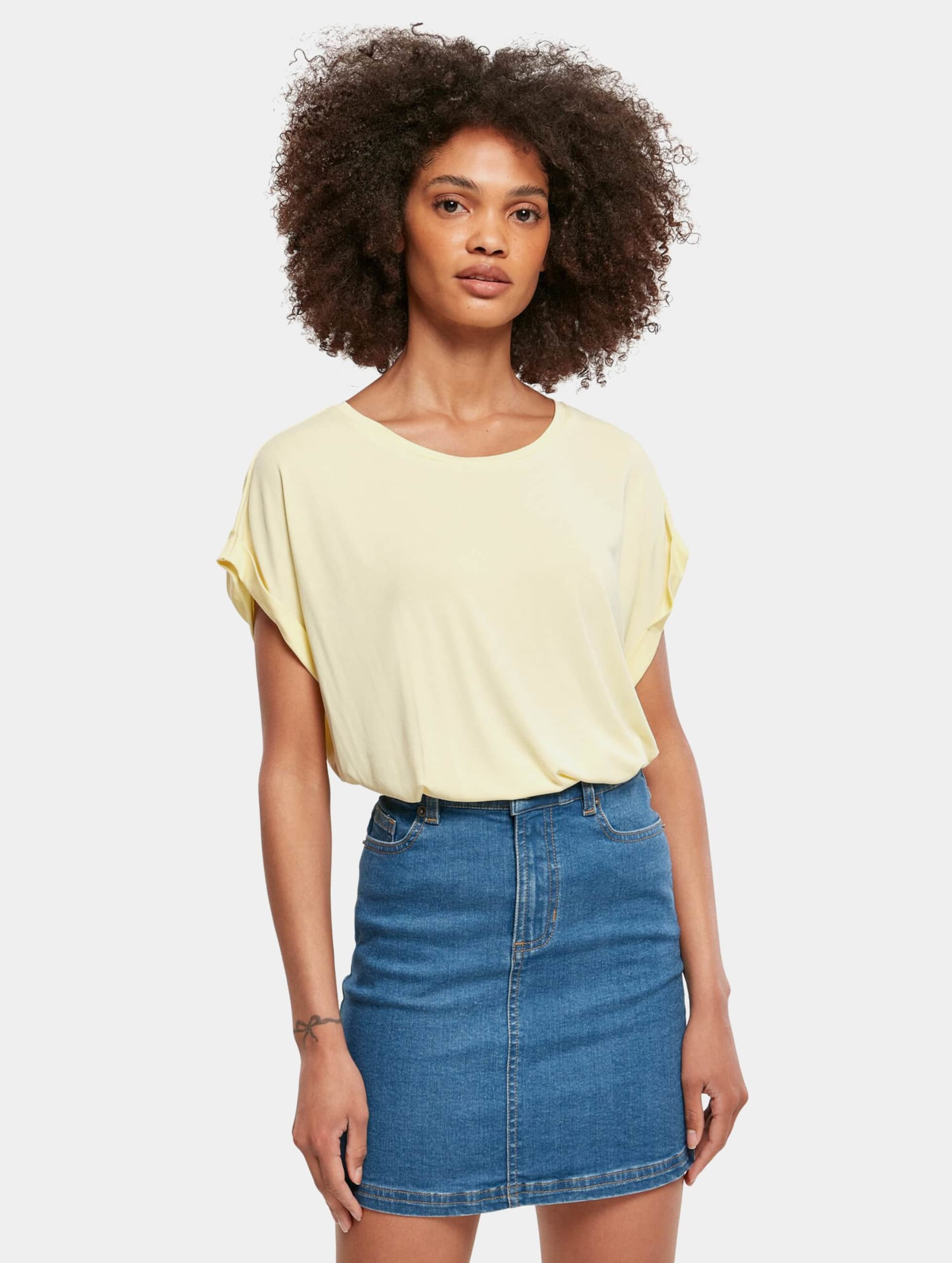 Urban Classics Ladies Modal Extended Shoulder Tee